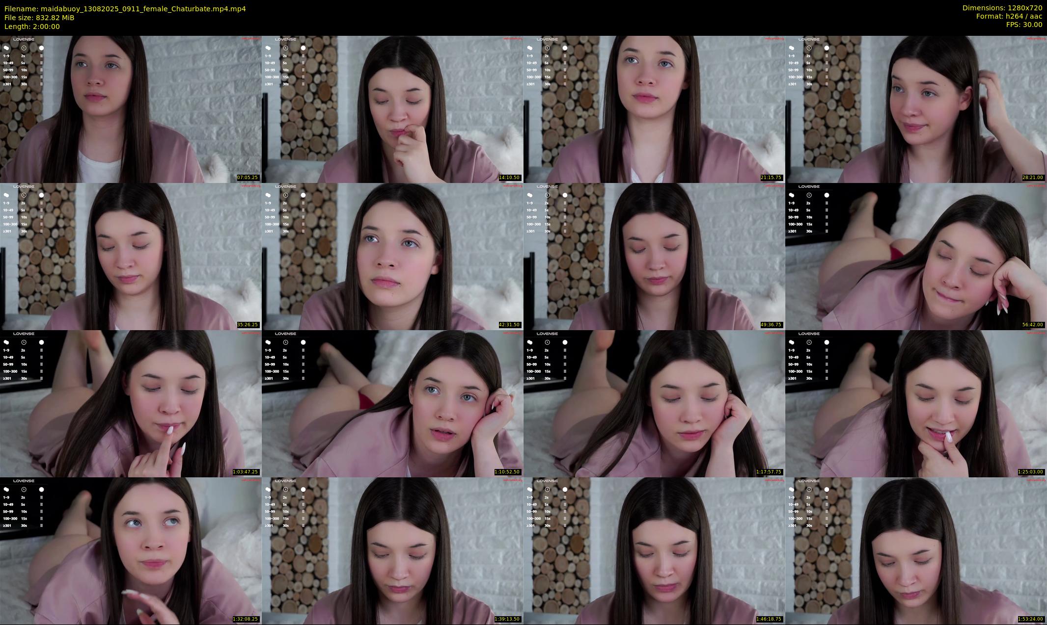 maidabuoy — 120 minute Chaturbate female cam show recording, 720p, Aug 13, 2025