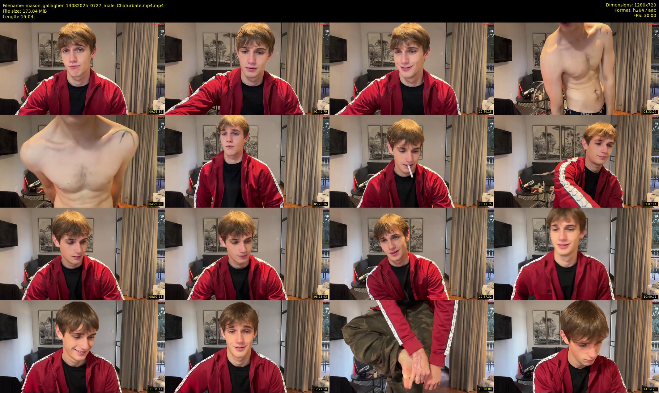 mason_gallagher — 16 minute Chaturbate male cam show recording, 720p, Aug 13, 2025