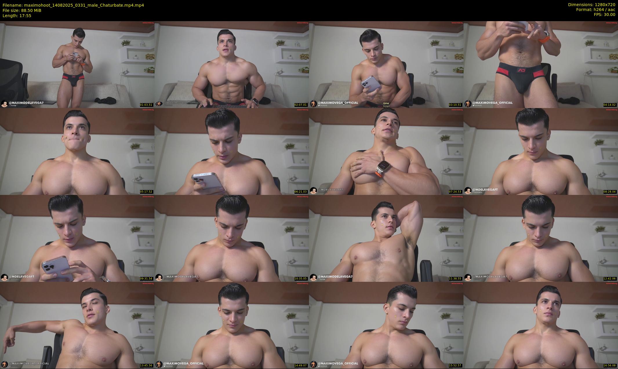 maximohoot — 18 minute Chaturbate male cam show recording, 720p, Aug 14, 2025