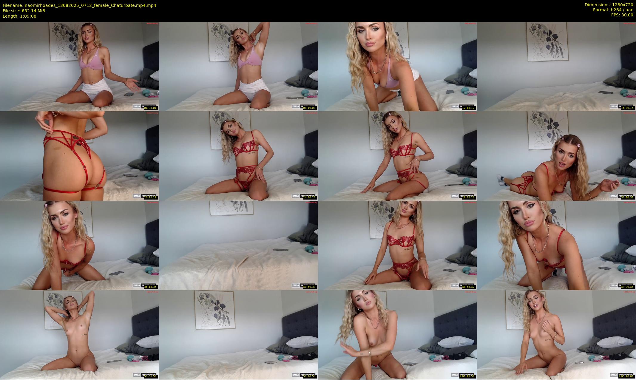 naomirhoades — 70 minute Chaturbate female cam show recording, 720p, Aug 13, 2025