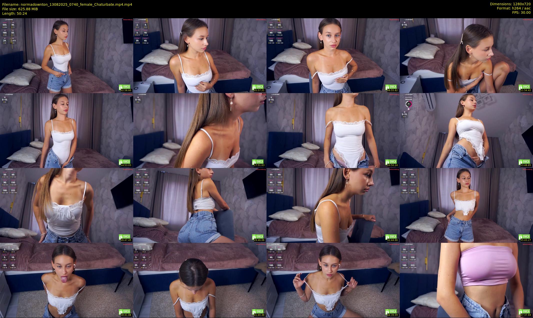 normadownton — 51 minute Chaturbate female cam show recording, 720p, Aug 13, 2025