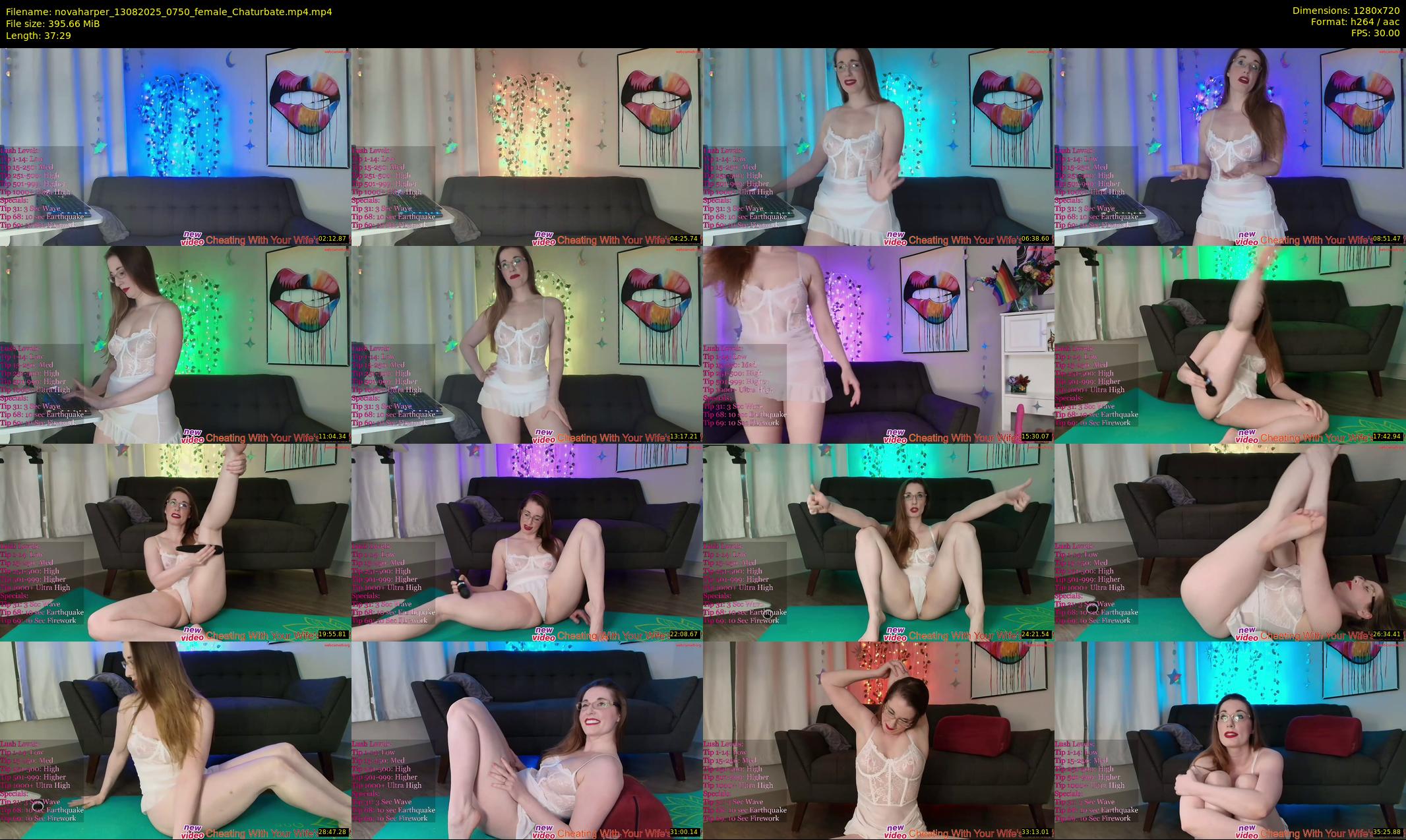 novaharper — 38 minute Chaturbate female cam show recording, 720p, Aug 13, 2025