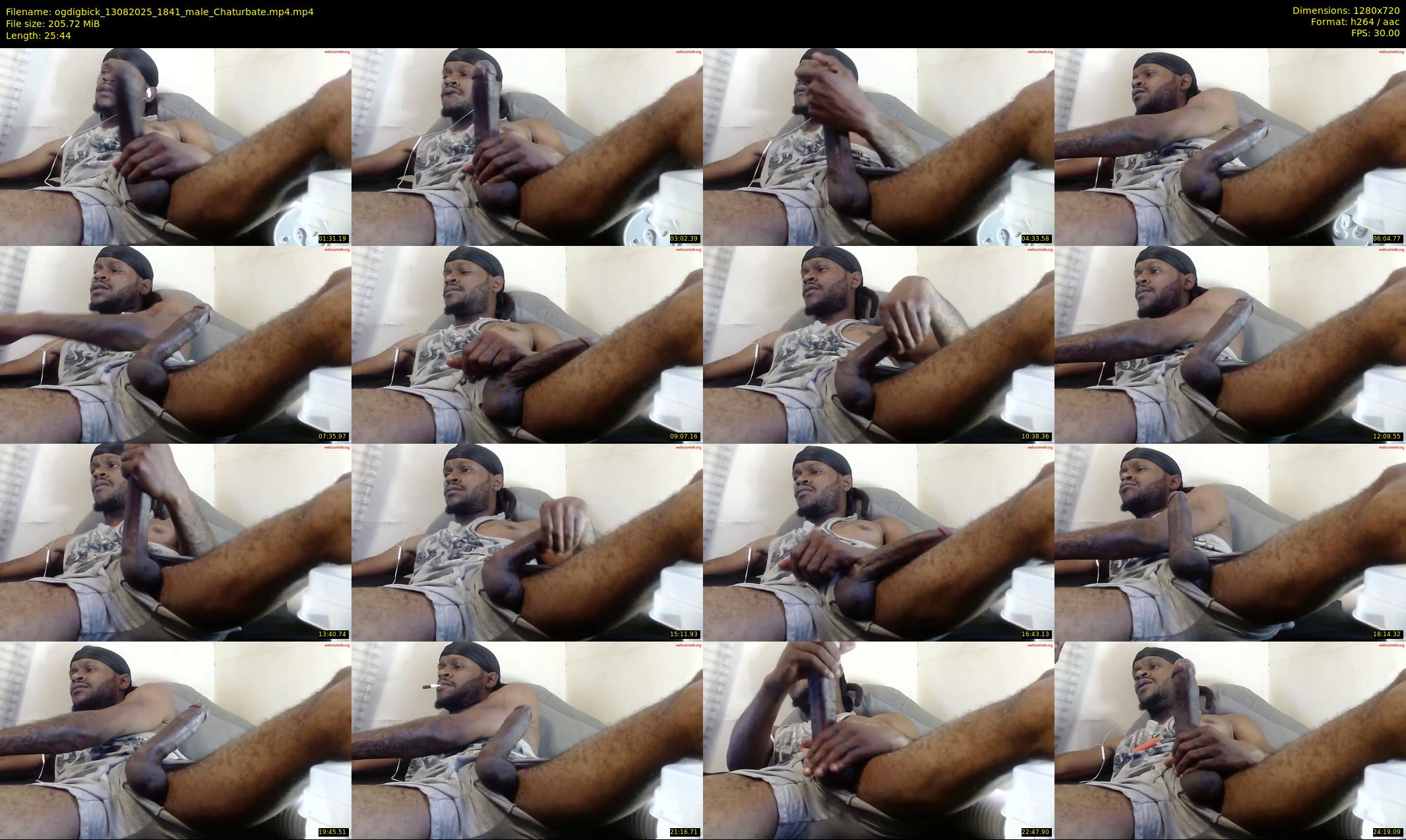 ogdigbick — 26 minute Chaturbate male cam show recording, 720p, Aug 13, 2025