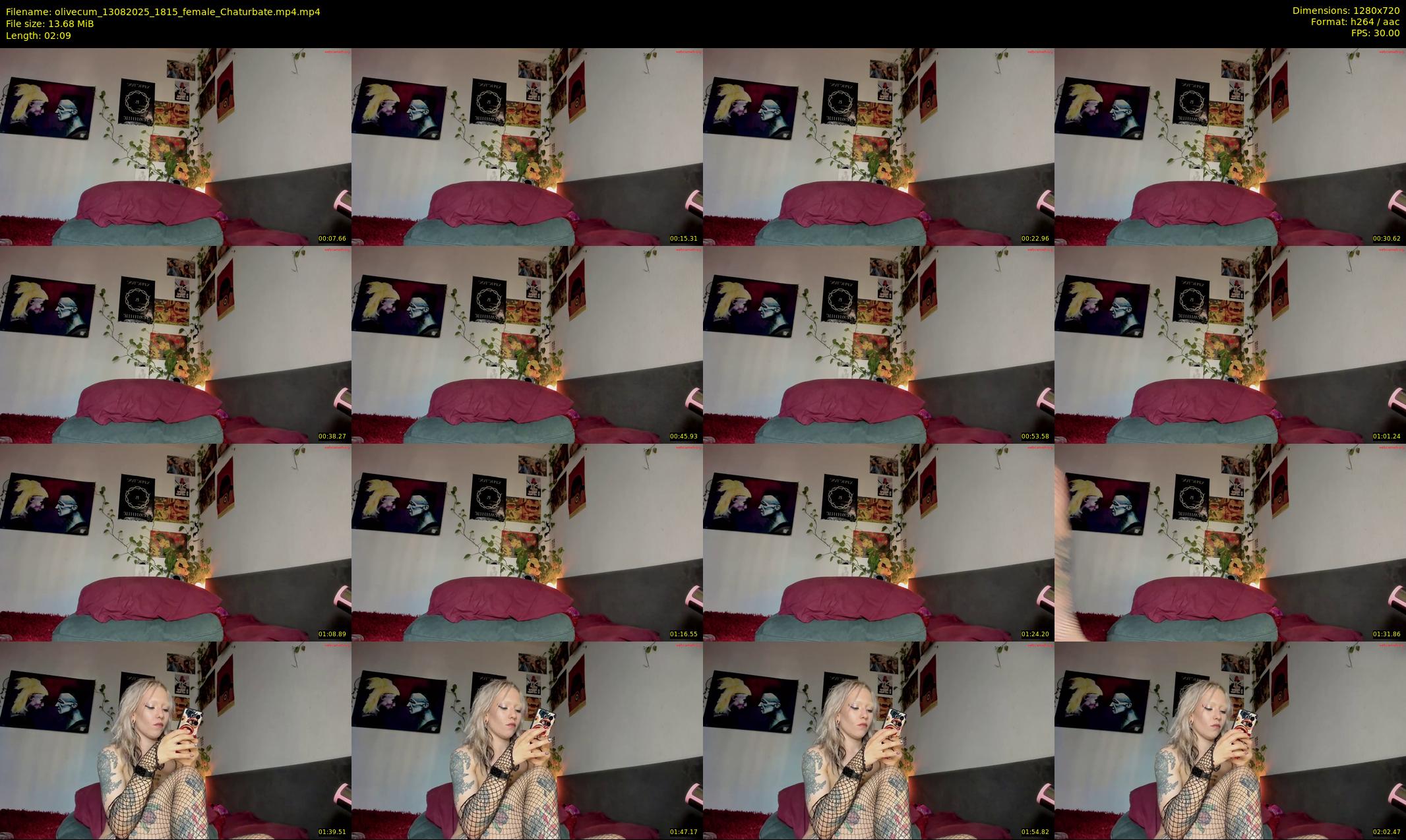 olivecum — 3 minute Chaturbate female cam show recording, 720p, Aug 13, 2025
