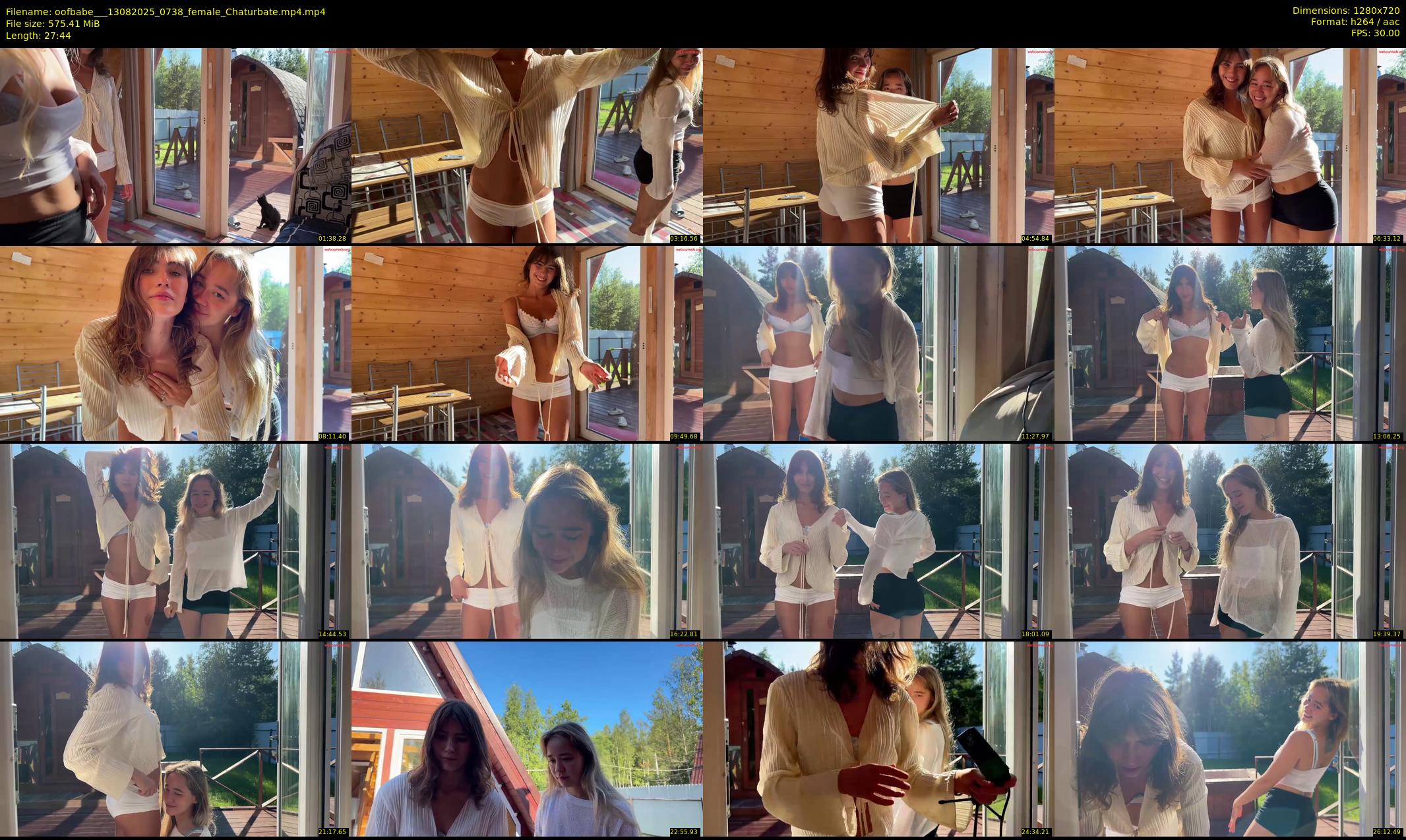 oofbabe__ — 28 minute Chaturbate female cam show recording, 720p, Aug 13, 2025
