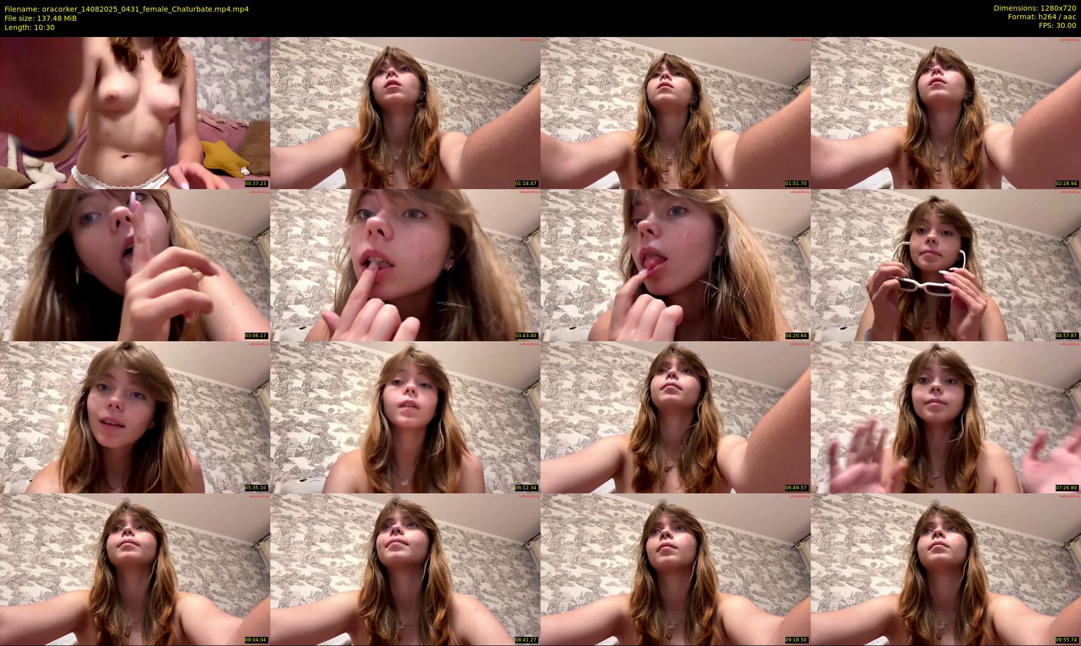 oracorker — 11 minute Chaturbate female cam show recording, 720p, Aug 14, 2025