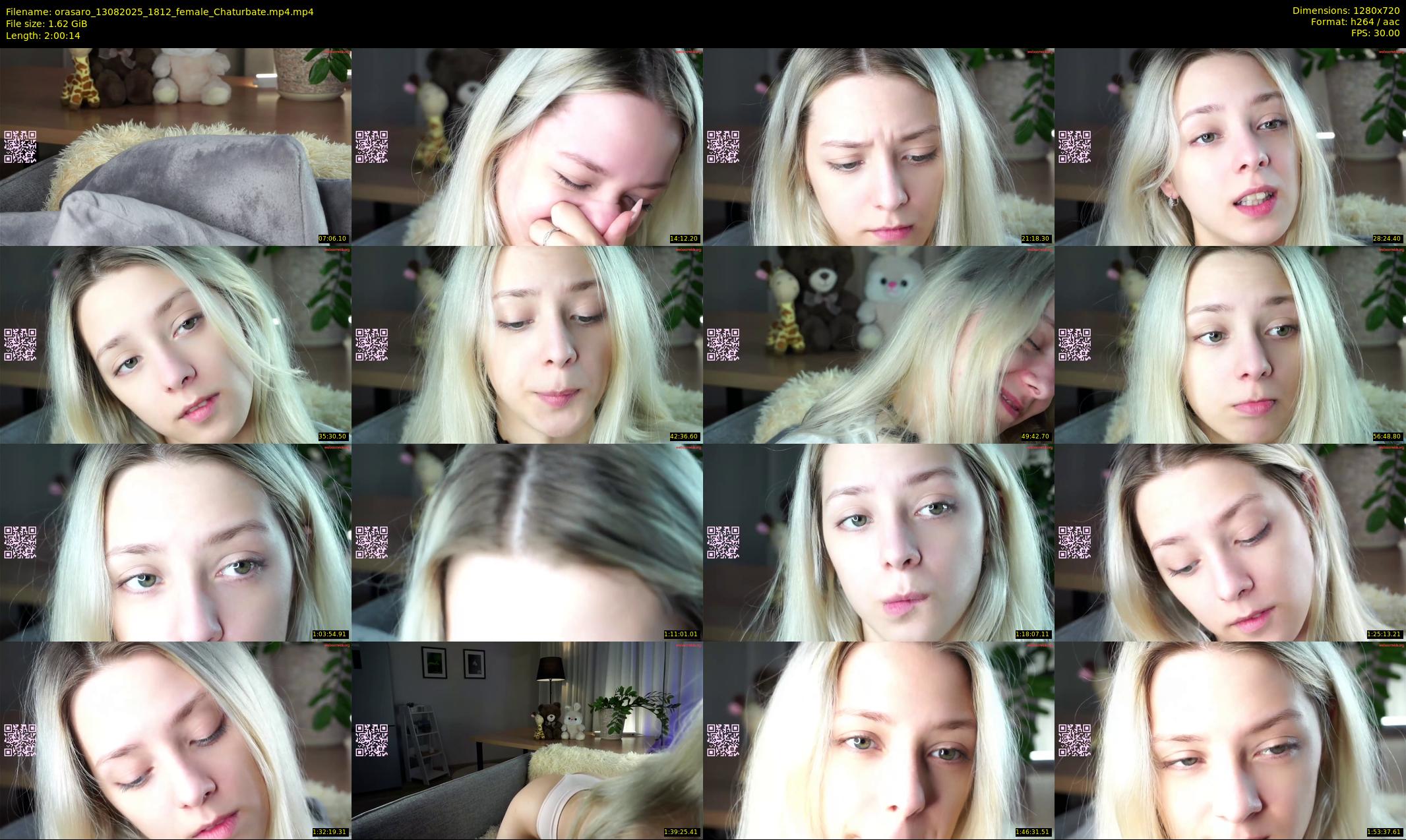 orasaro — 121 minute Chaturbate female cam show recording, 720p, Aug 13, 2025