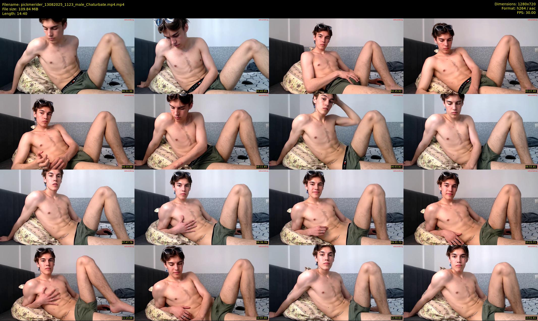 pickmerider — 15 minute Chaturbate male cam show recording, 720p, Aug 13, 2025