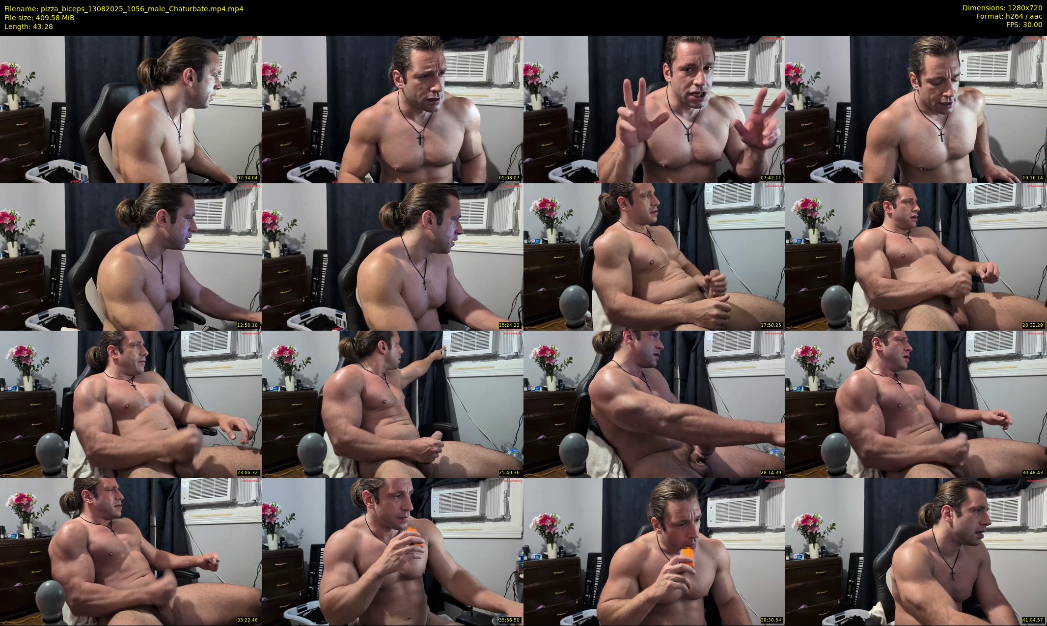 pizza_biceps — 44 minute Chaturbate male cam show recording, 720p, Aug 13, 2025