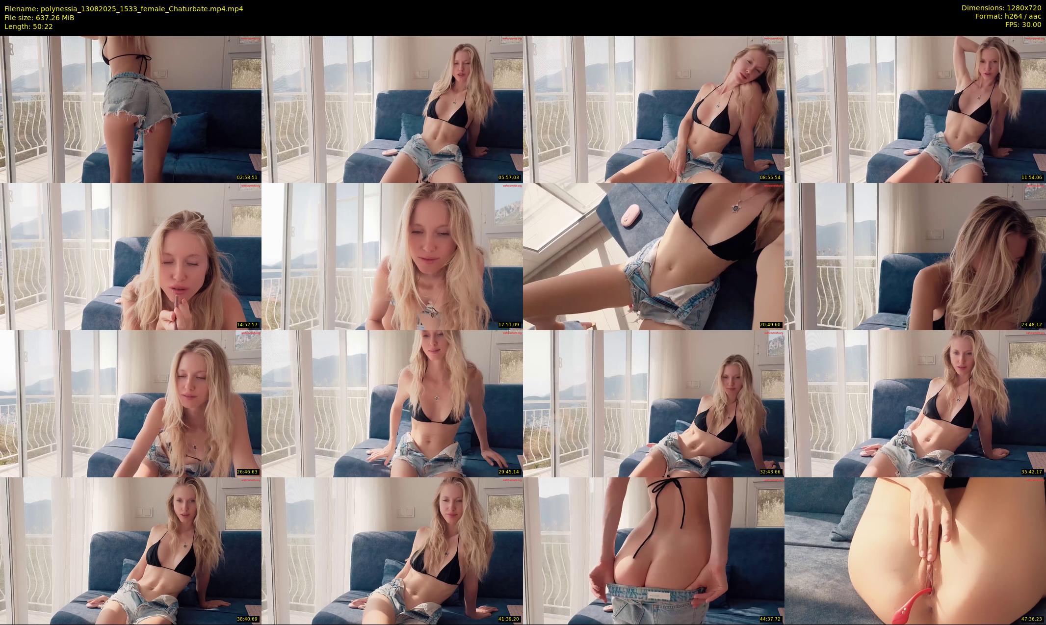 polynessia — 51 minute Chaturbate female cam show recording, 720p, Aug 13, 2025