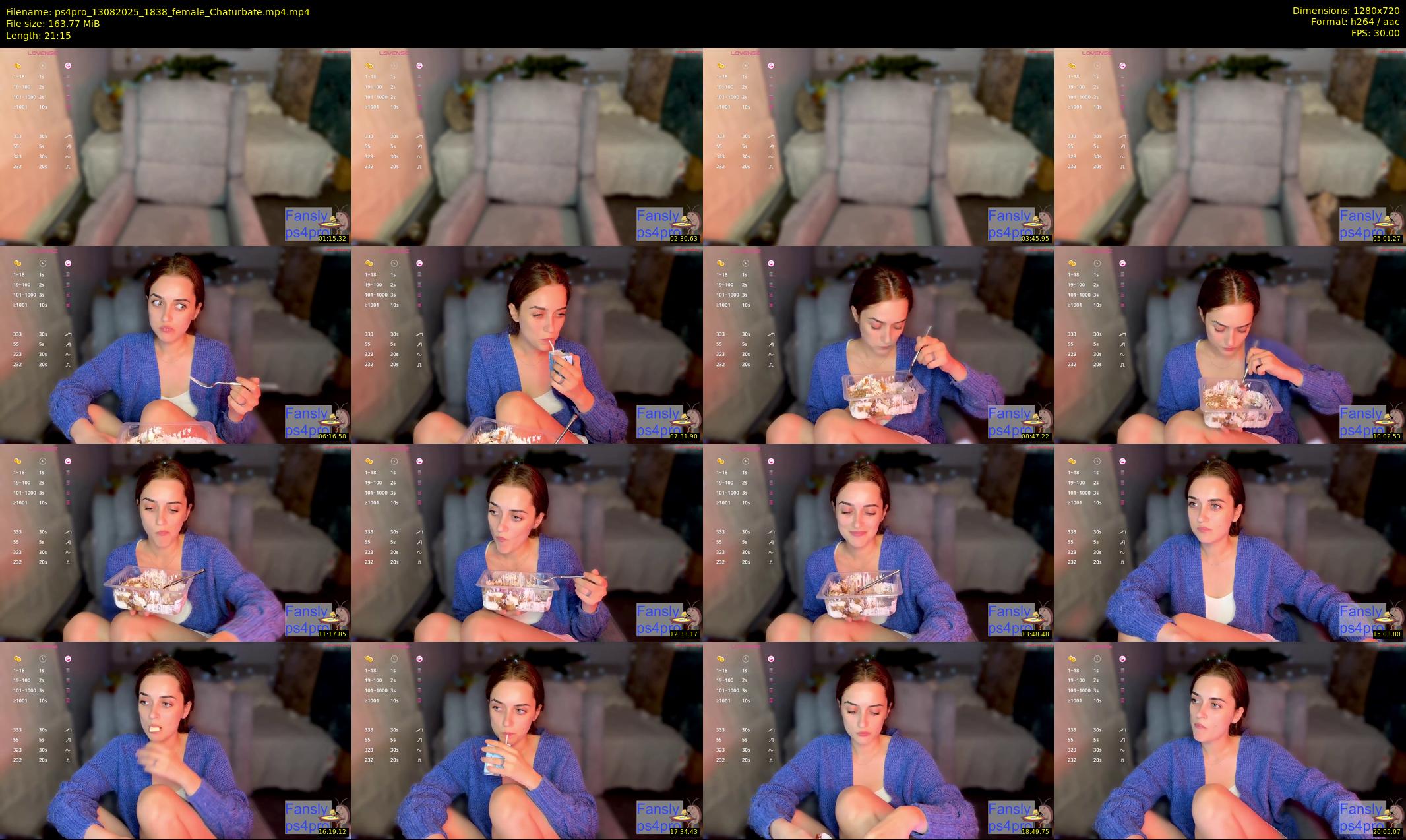 ps4pro — 22 minute Chaturbate female cam show recording, 720p, Aug 13, 2025