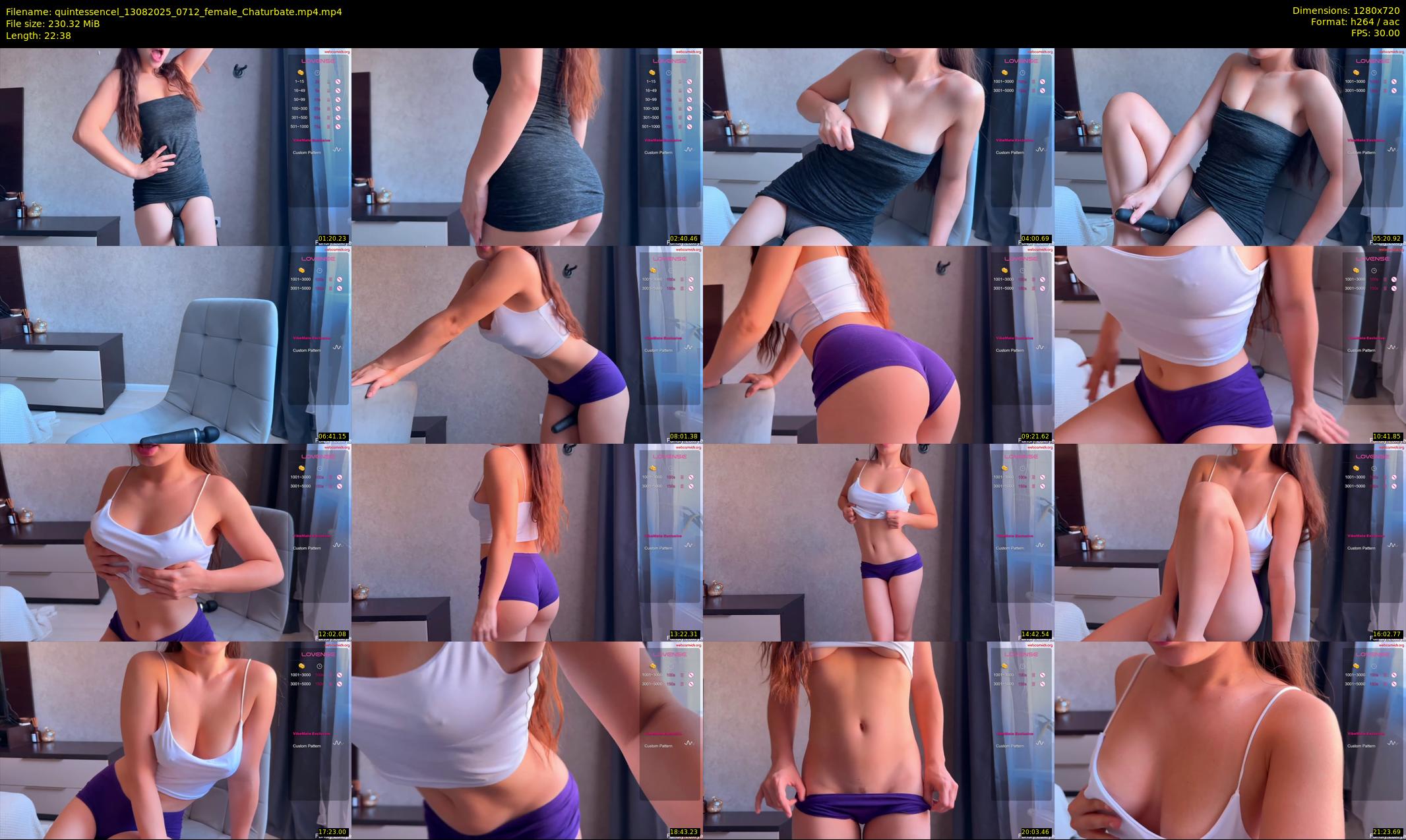 quintessencel — 23 minute Chaturbate female cam show recording, 720p, Aug 13, 2025