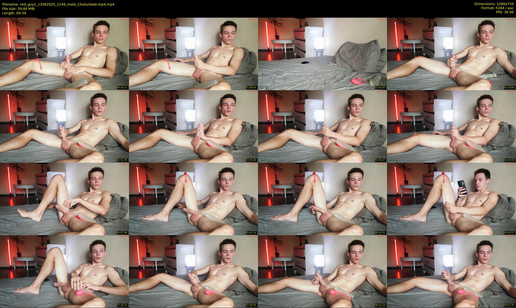 red_guy1 — 10 minute Chaturbate male cam show recording, 720p, Aug 13, 2025