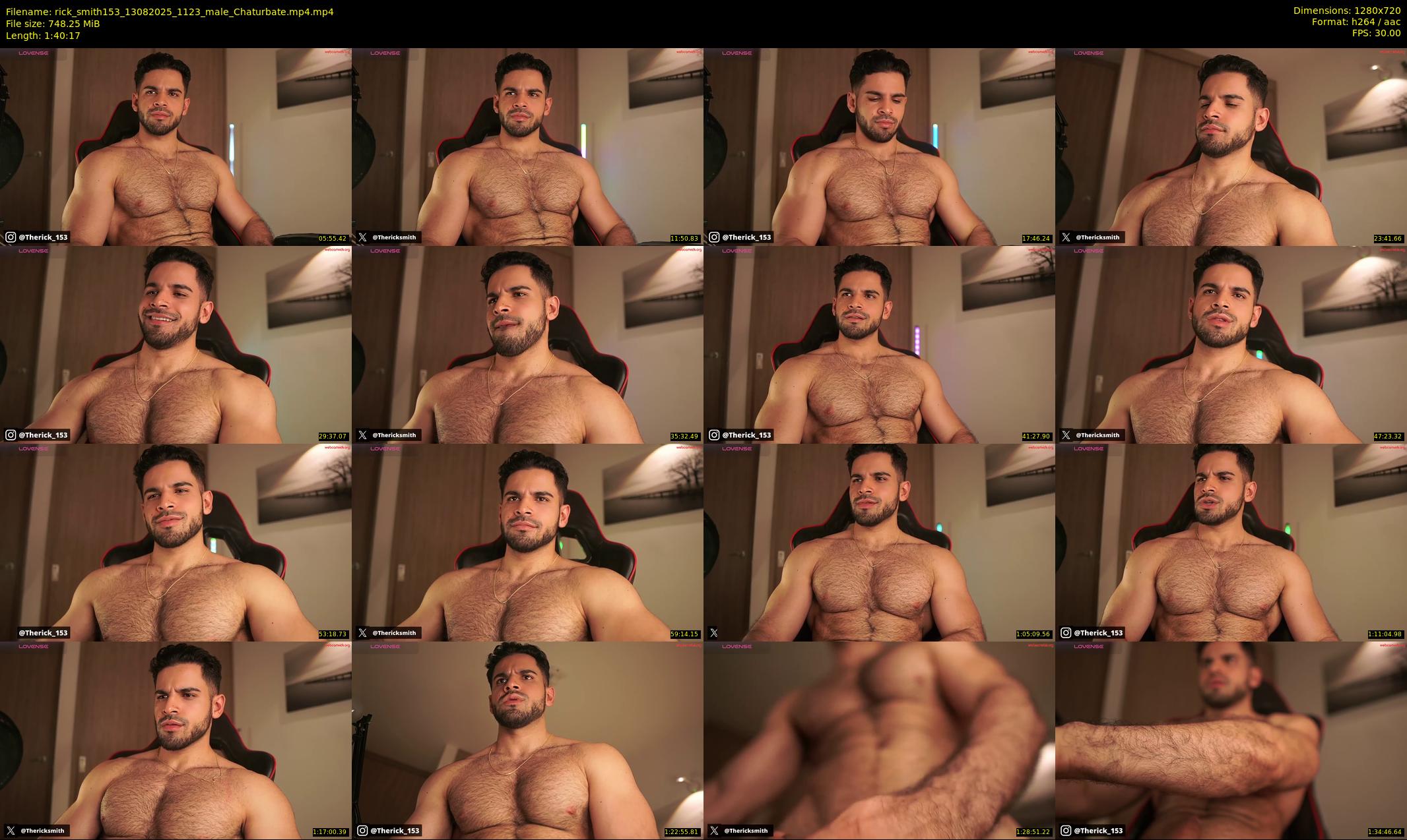 rick_smith153 — 101 minute Chaturbate male cam show recording, 720p, Aug 13, 2025