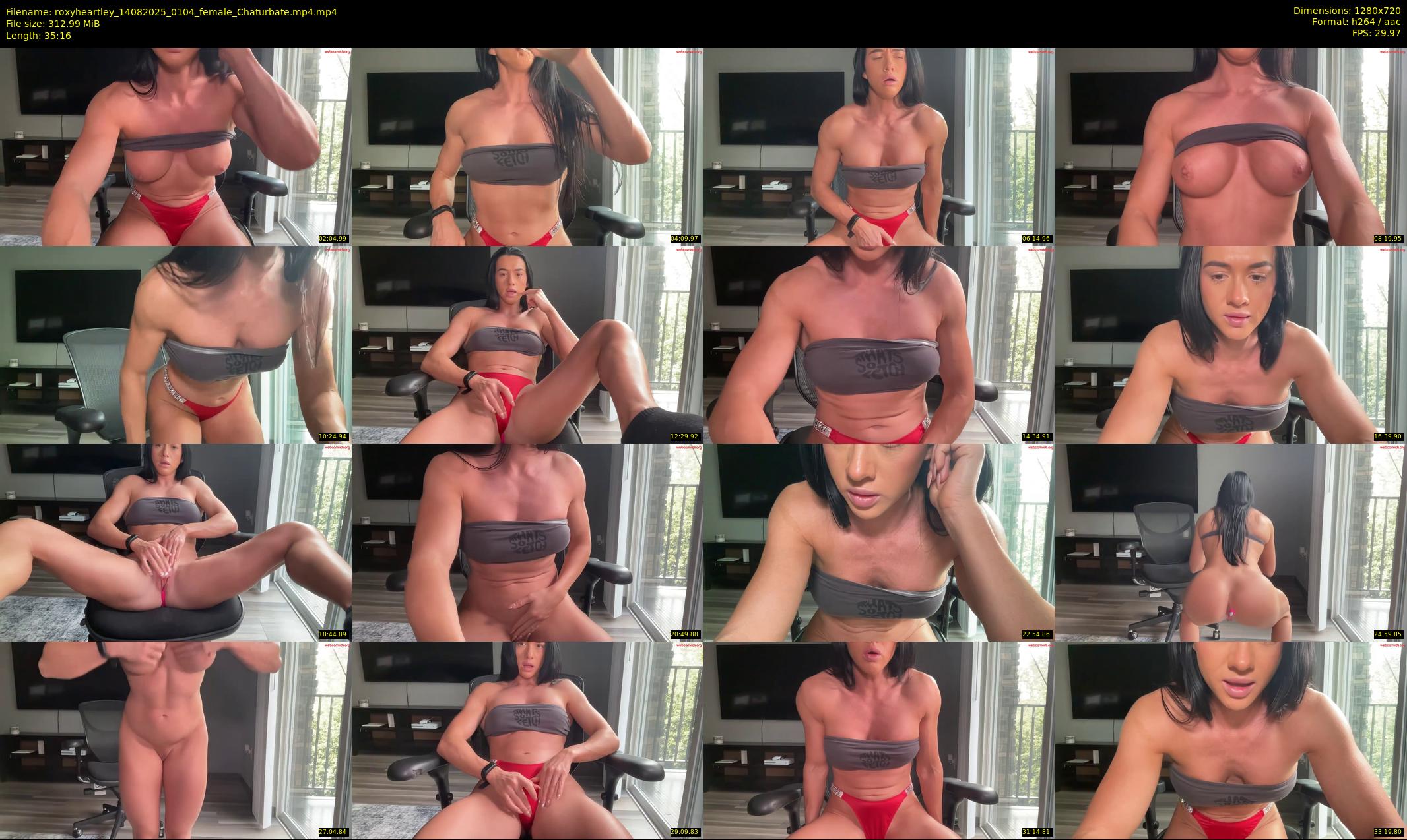 roxyheartley — 36 minute Chaturbate female cam show recording, 720p, Aug 14, 2025