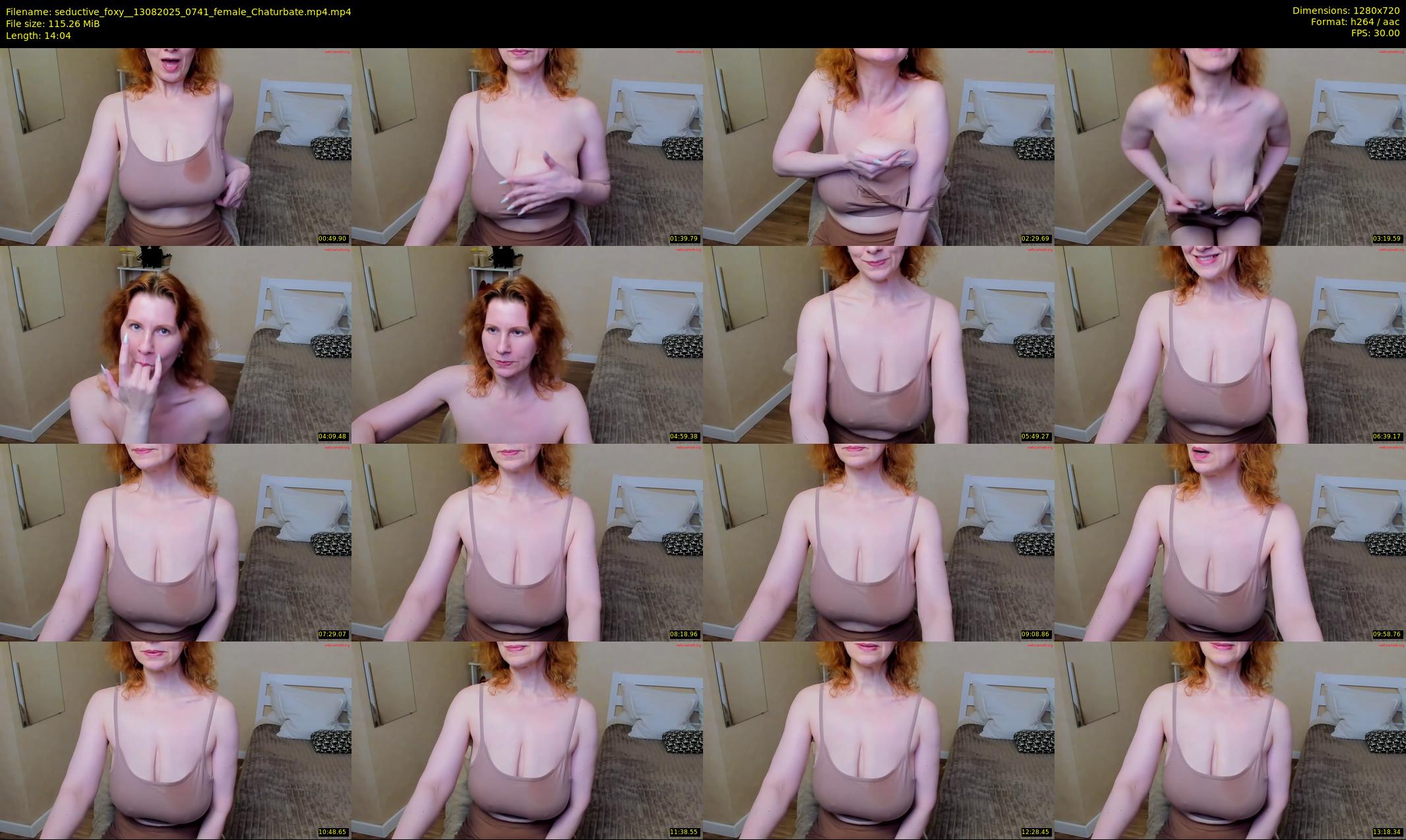 seductive_foxy_ — 15 minute Chaturbate female cam show recording, 720p, Aug 13, 2025
