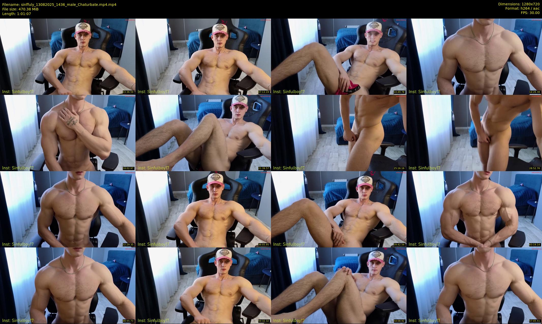 sinffuly — 62 minute Chaturbate male cam show recording, 720p, Aug 13, 2025