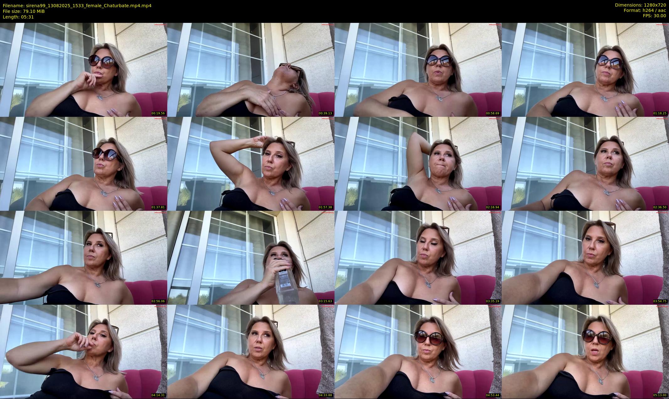 sirena99 — 6 minute Chaturbate female cam show recording, 720p, Aug 13, 2025
