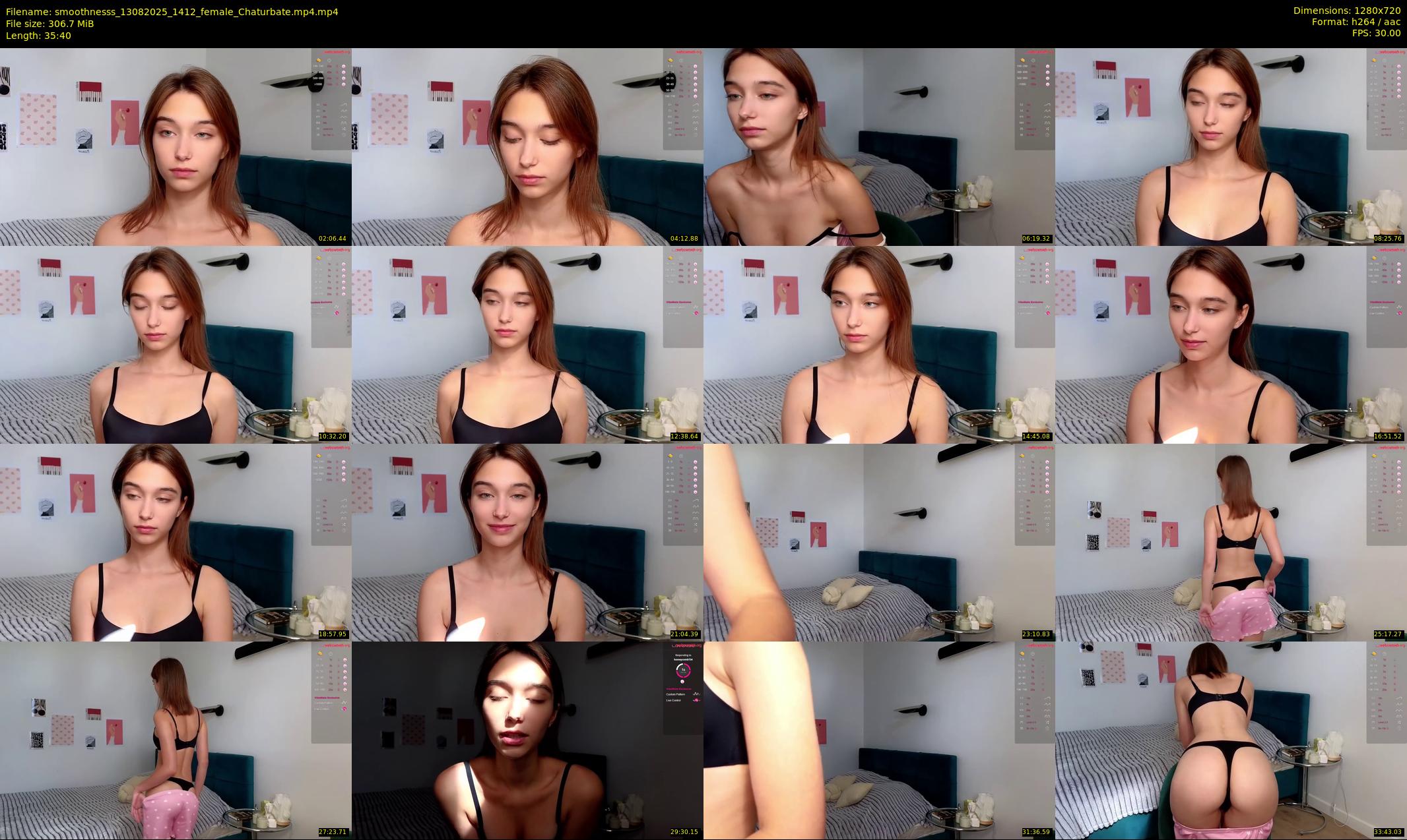 smoothnesss — 36 minute Chaturbate female cam show recording, 720p, Aug 13, 2025