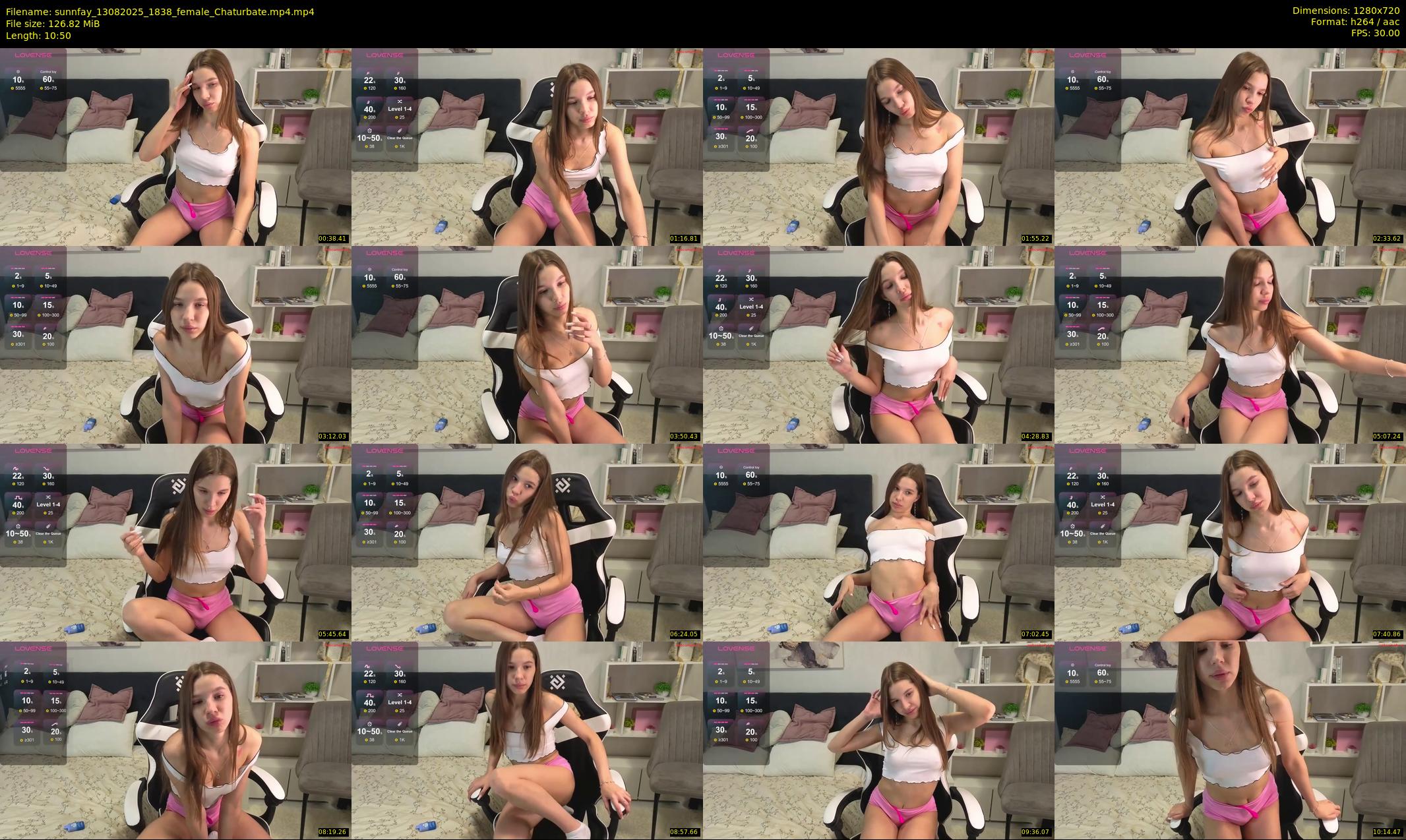 sunnfay — 11 minute Chaturbate female cam show recording, 720p, Aug 13, 2025