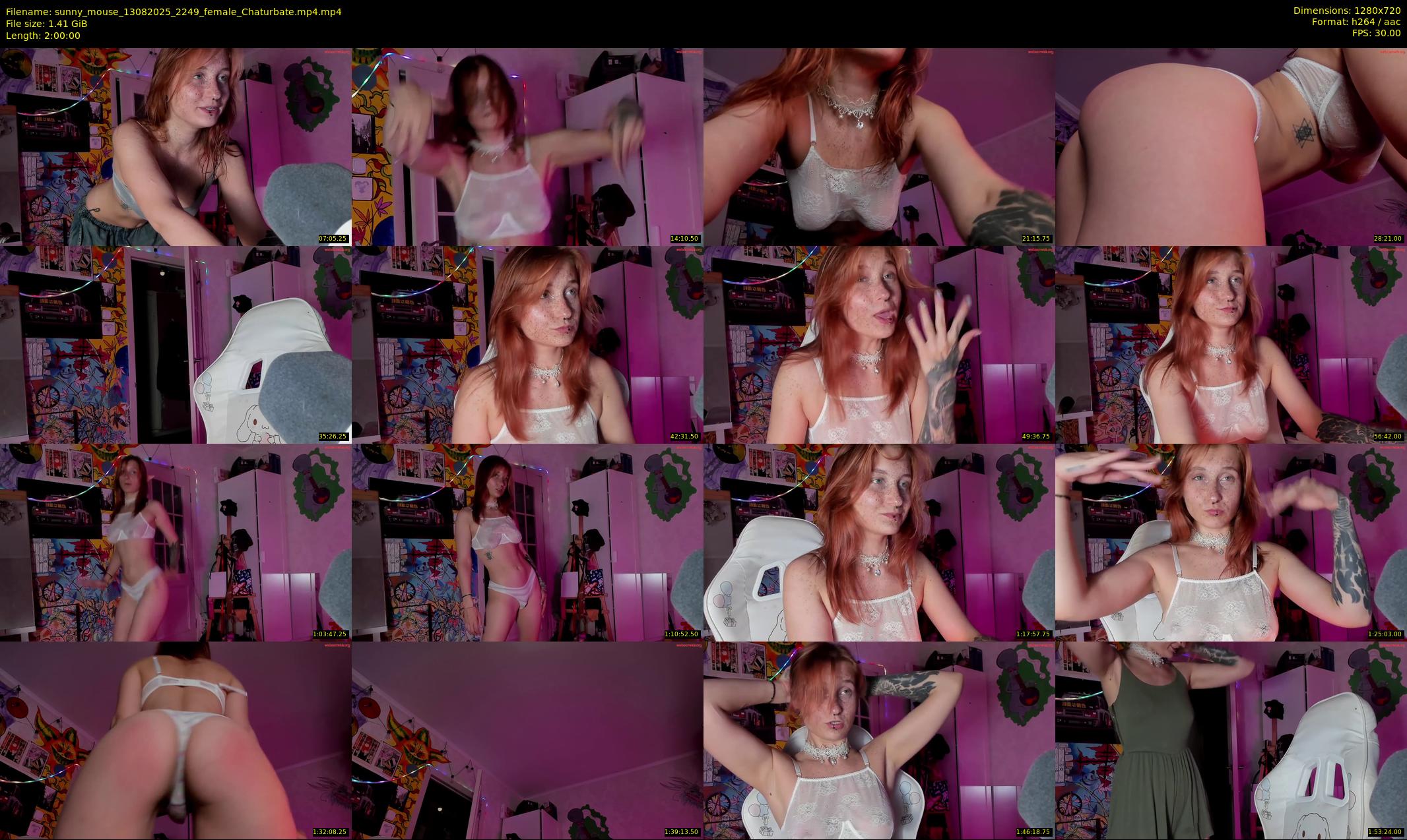 sunny_mouse — 120 minute Chaturbate female cam show recording, 720p, Aug 13, 2025