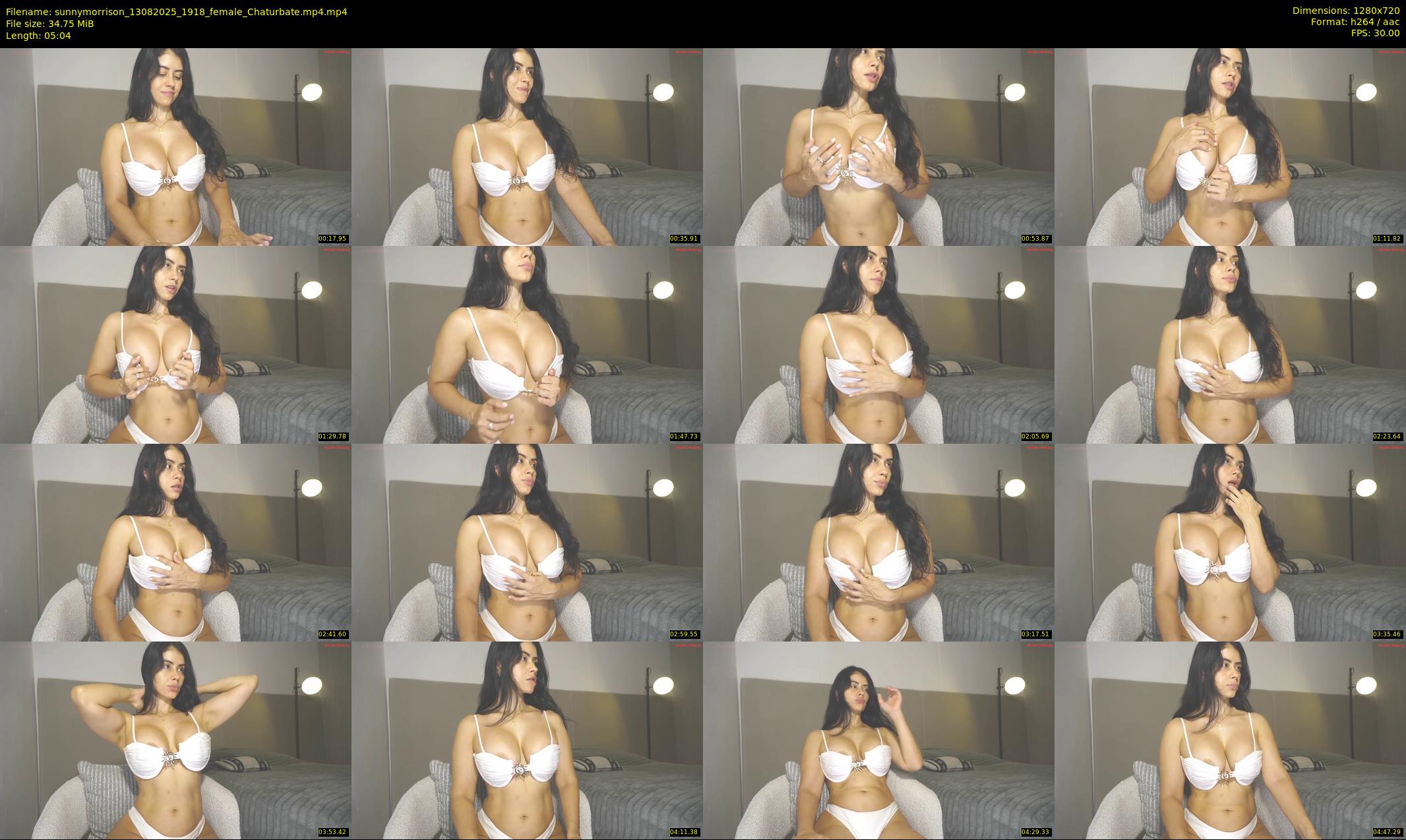 sunnymorrison — 6 minute Chaturbate female cam show recording, 720p, Aug 13, 2025