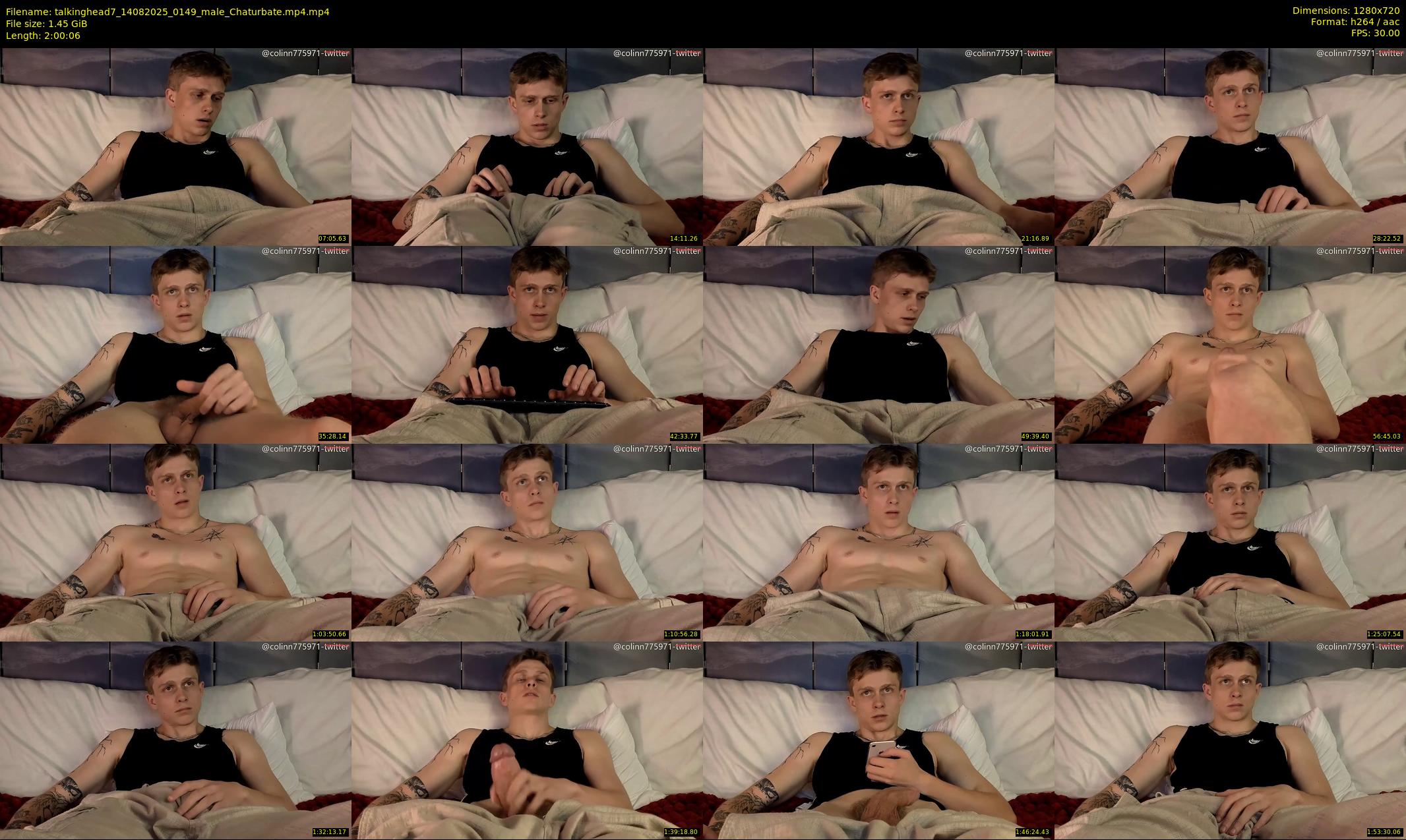 talkinghead7 — 121 minute Chaturbate male cam show recording, 720p, Aug 14, 2025