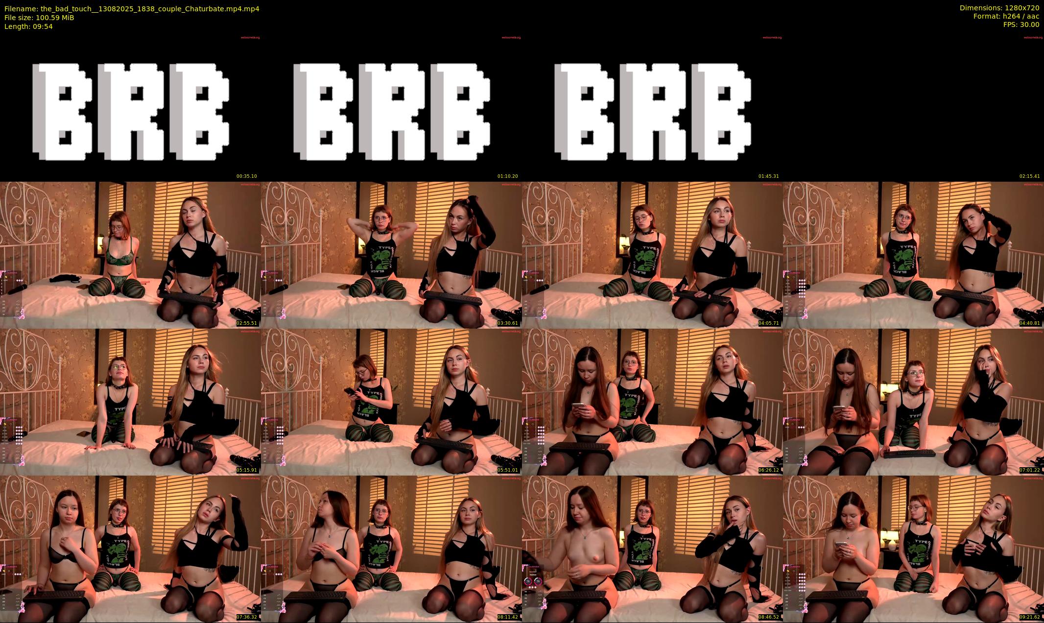 the_bad_touch_ — 10 minute Chaturbate couple cam show recording, 720p, Aug 13, 2025