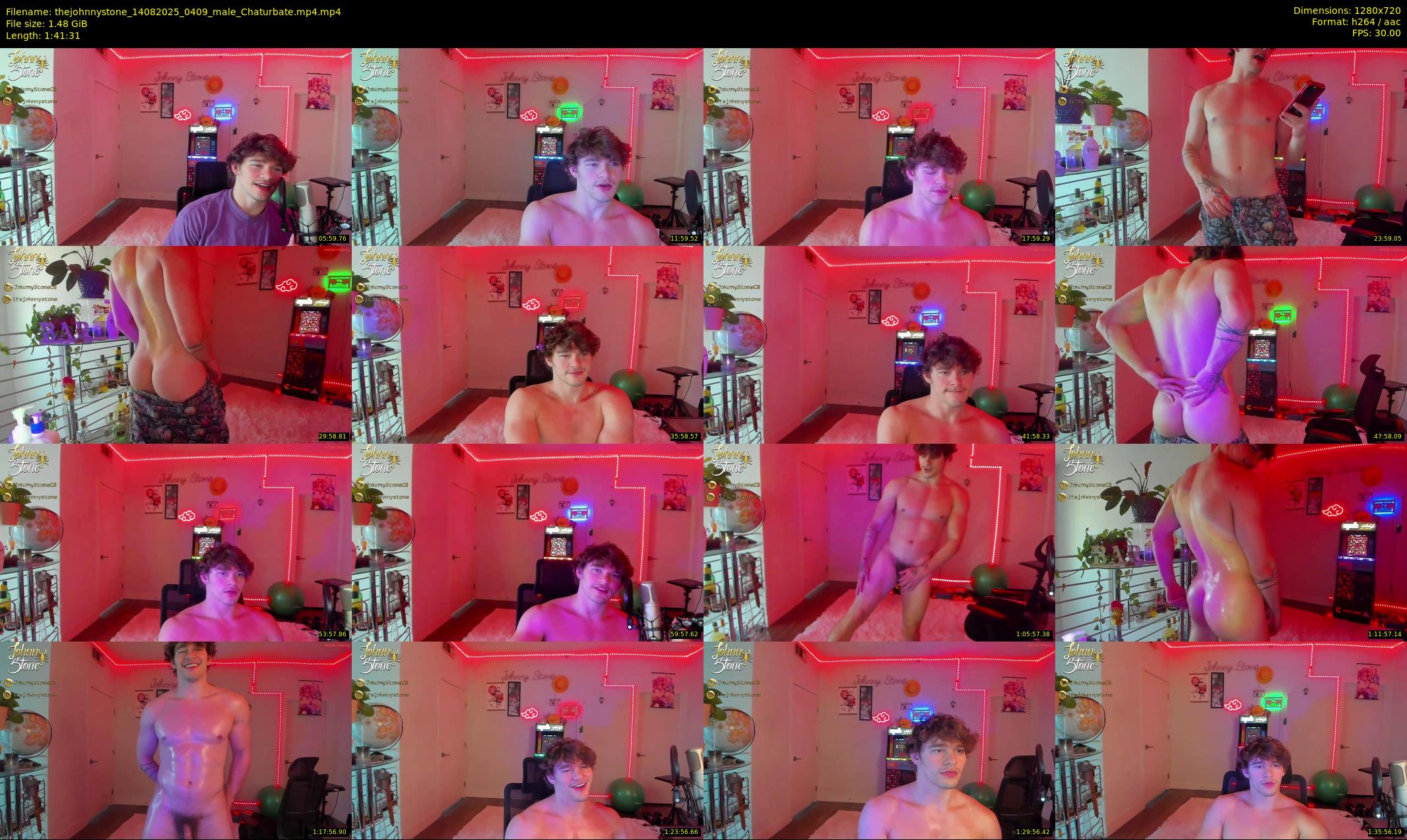 thejohnnystone — 102 minute Chaturbate male cam show recording, 720p, Aug 14, 2025