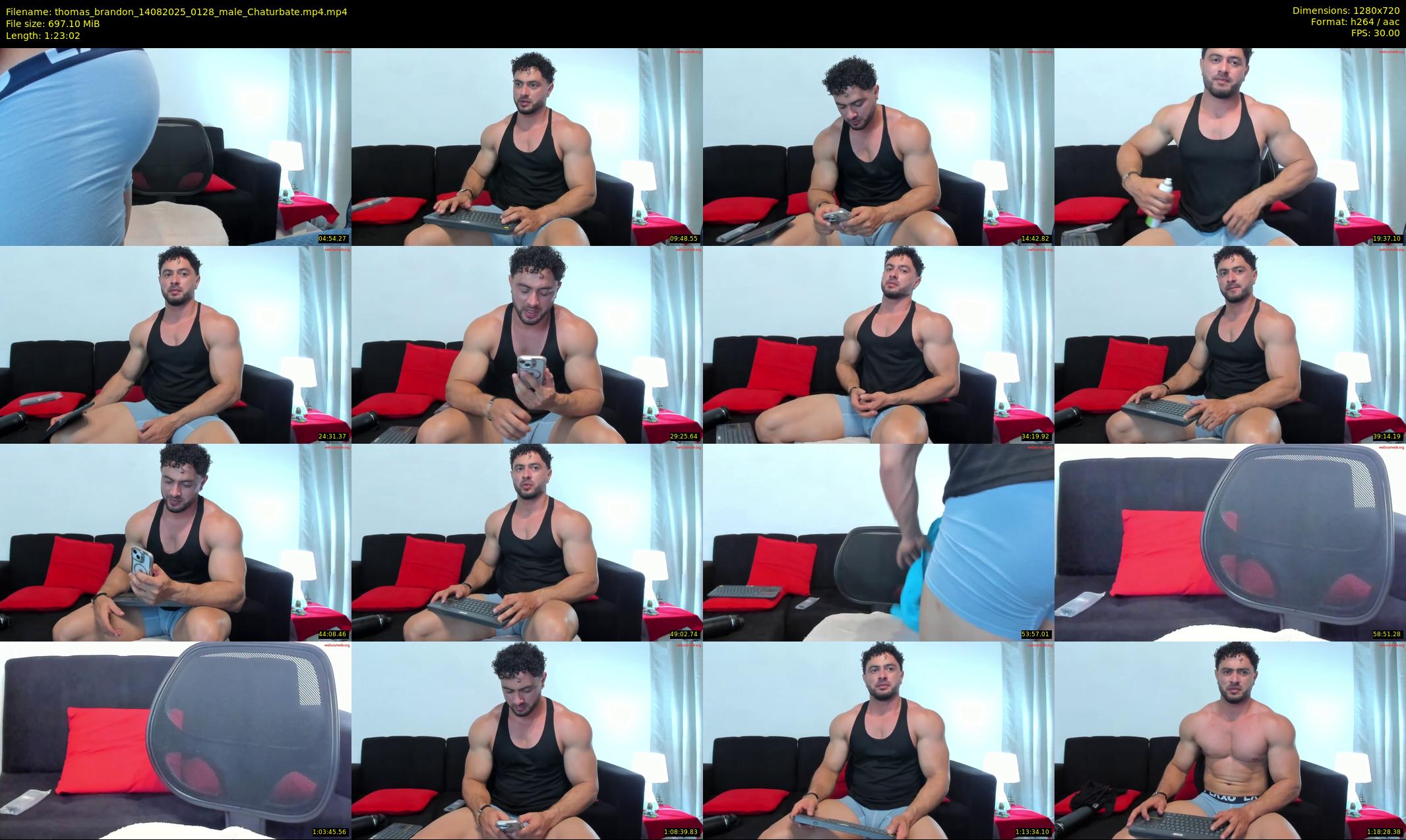 thomas_brandon — 84 minute Chaturbate male cam show recording, 720p, Aug 14, 2025