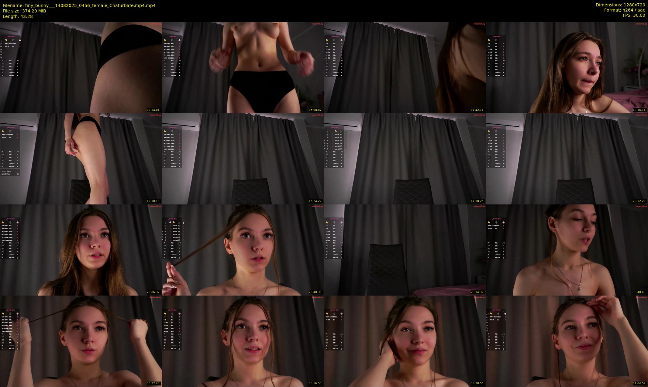 tiny_bunny__ — 44 minute Chaturbate female cam show recording, 720p, Aug 14, 2025