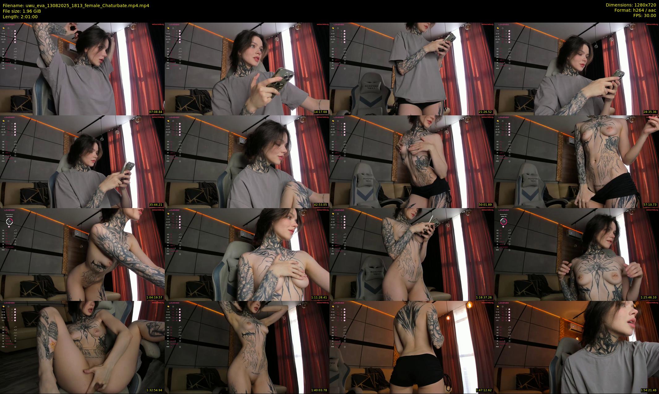 uwu_eva — 121 minute Chaturbate female cam show recording, 720p, Aug 13, 2025