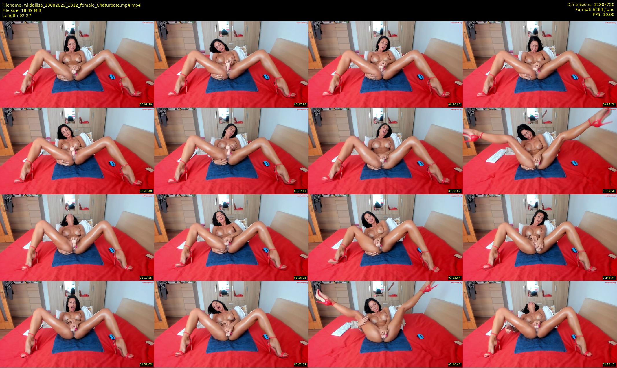 wildallisa — 3 minute Chaturbate female cam show recording, 720p, Aug 13, 2025
