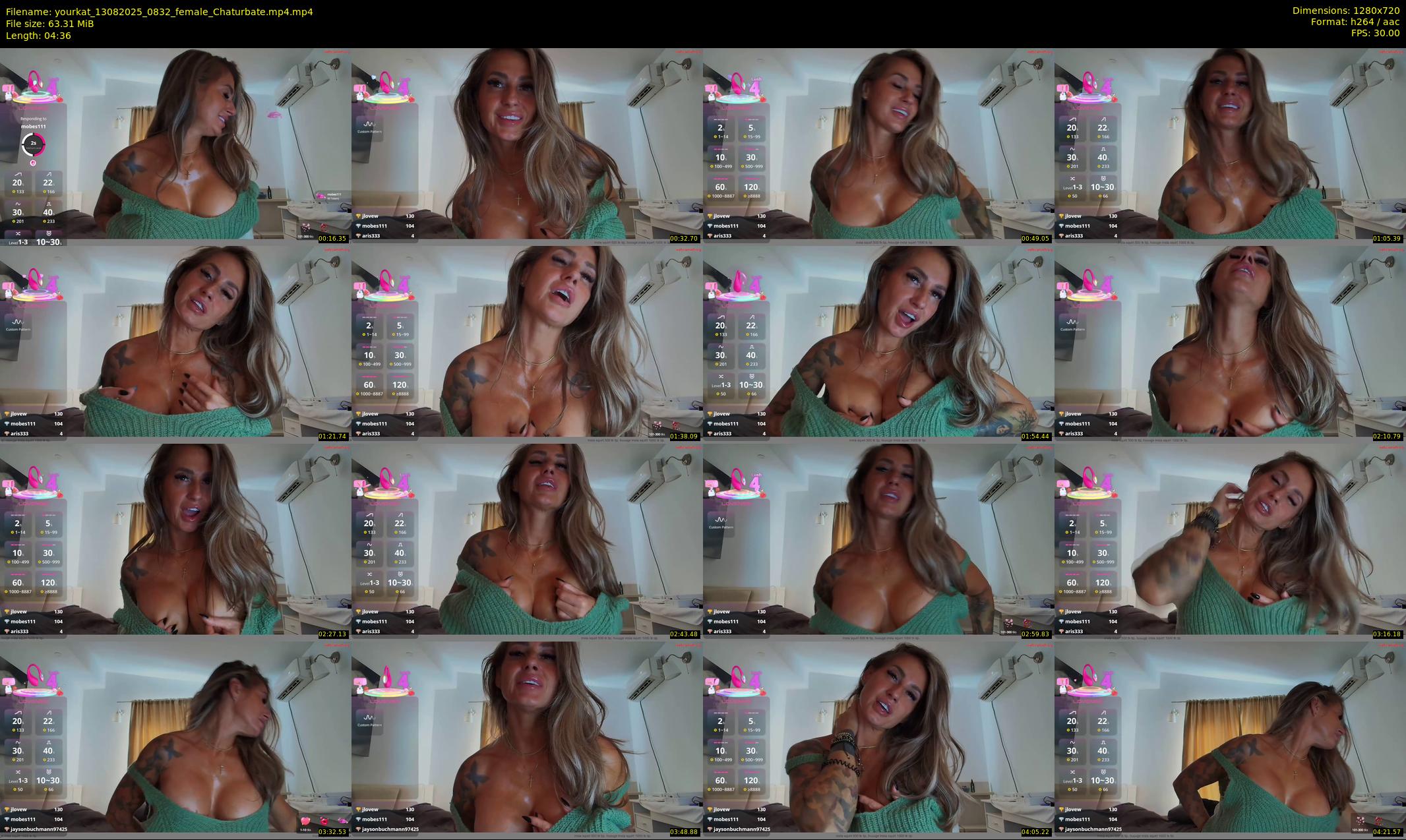 yourkat — 5 minute Chaturbate female cam show recording, 720p, Aug 13, 2025