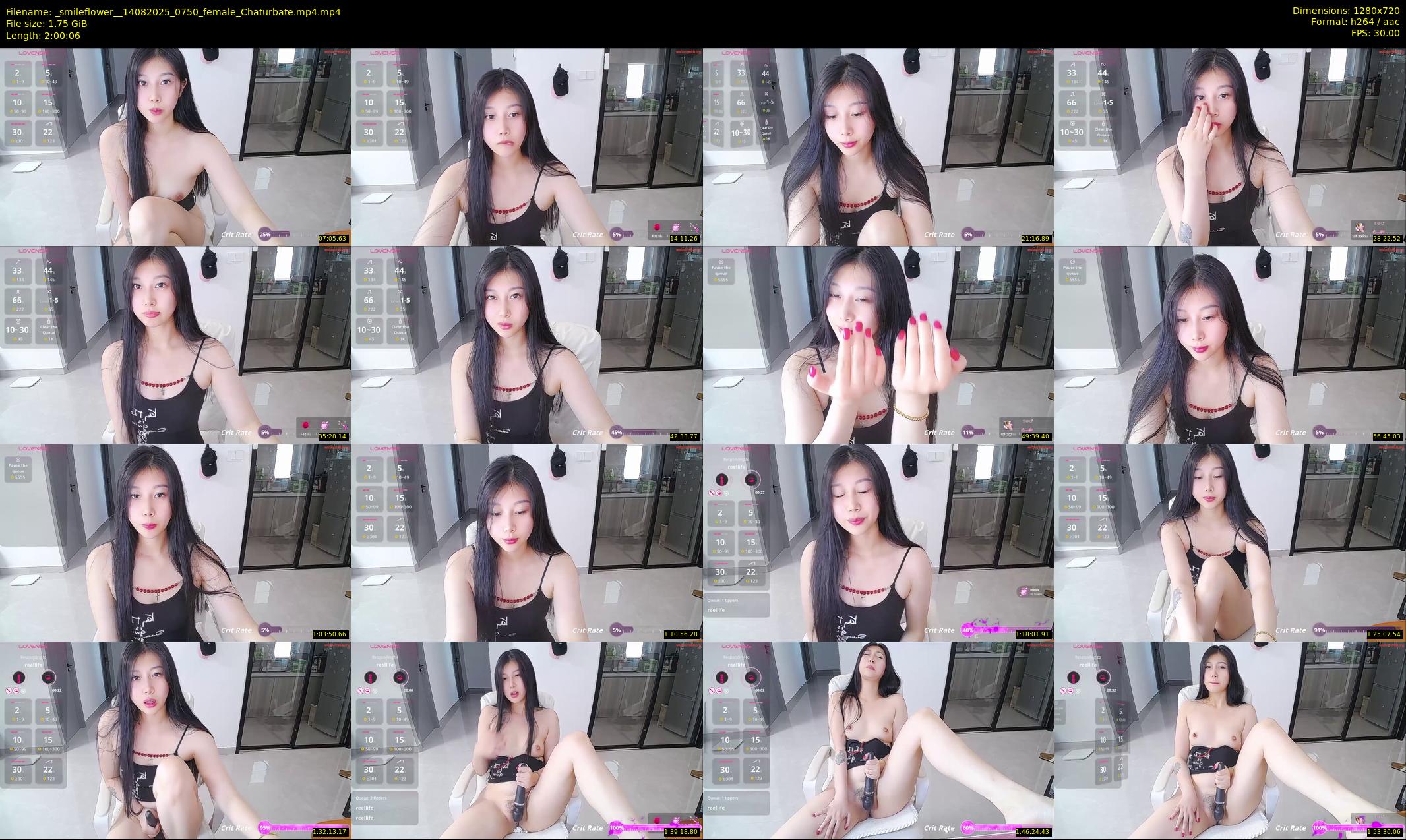 _smileflower_ — 121 minute Chaturbate female cam show recording, 720p, Aug 14, 2025