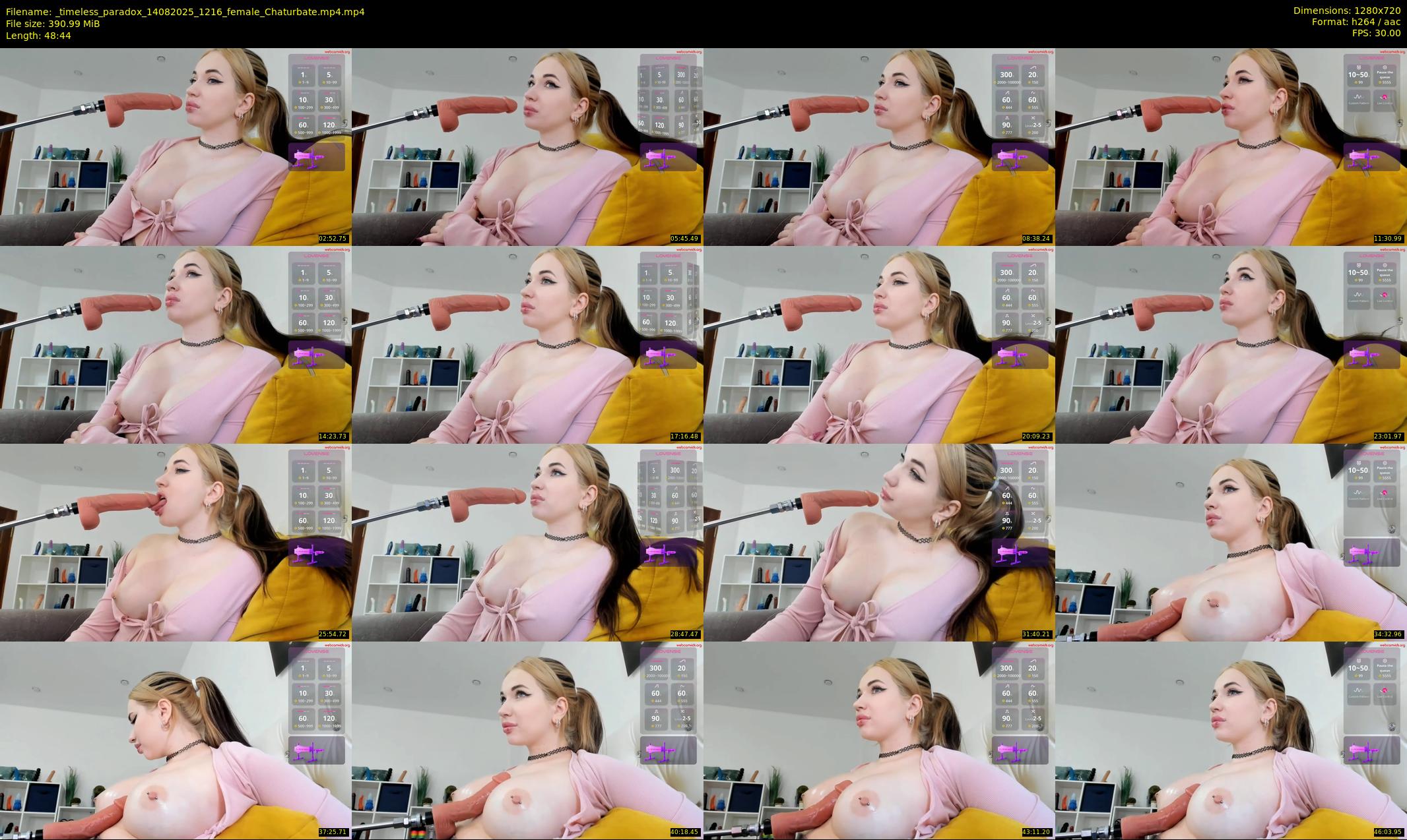 _timeless_paradox — 49 minute Chaturbate female cam show recording, 720p, Aug 14, 2025