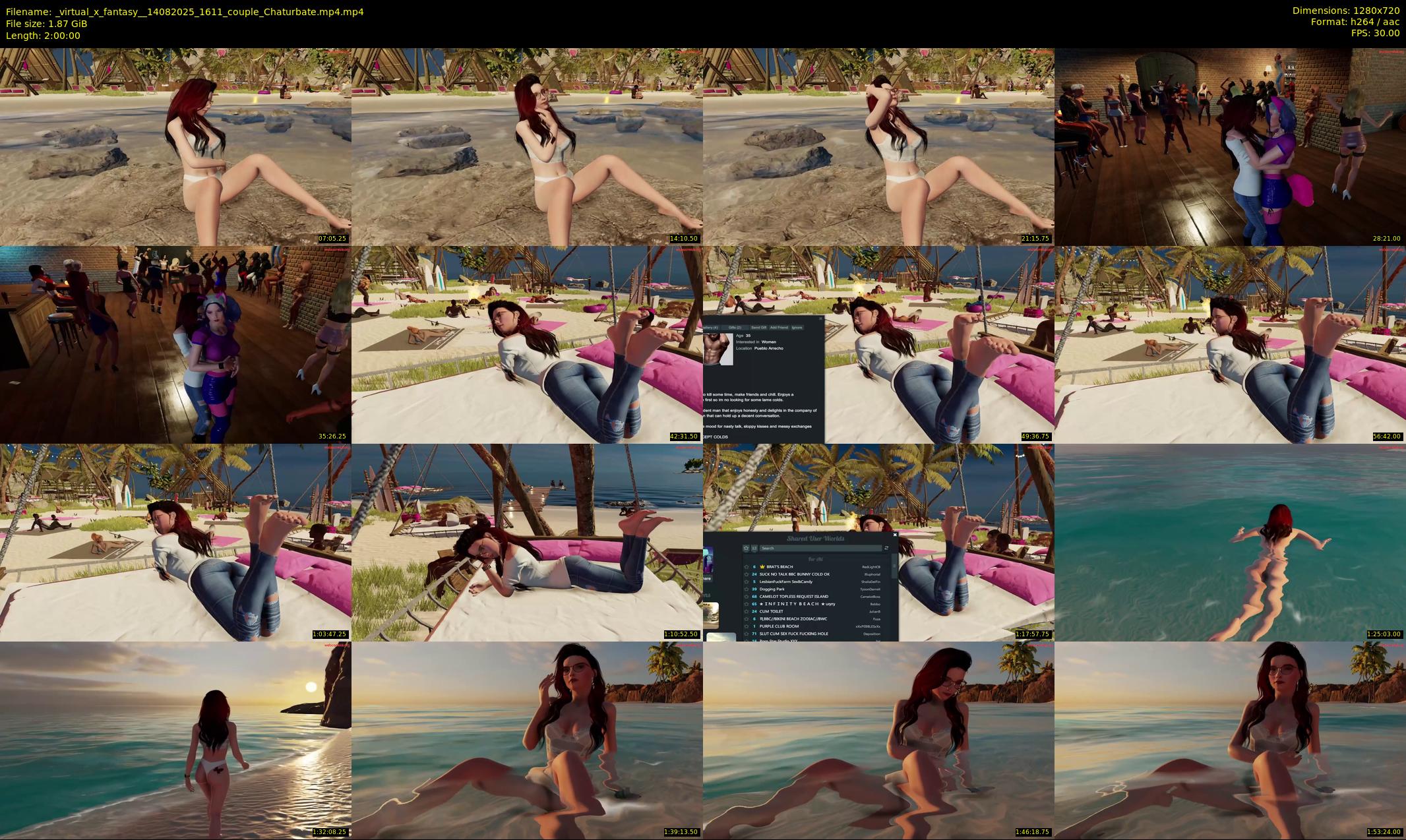 _virtual_x_fantasy_ — 120 minute Chaturbate couple cam show recording, 720p, Aug 14, 2025