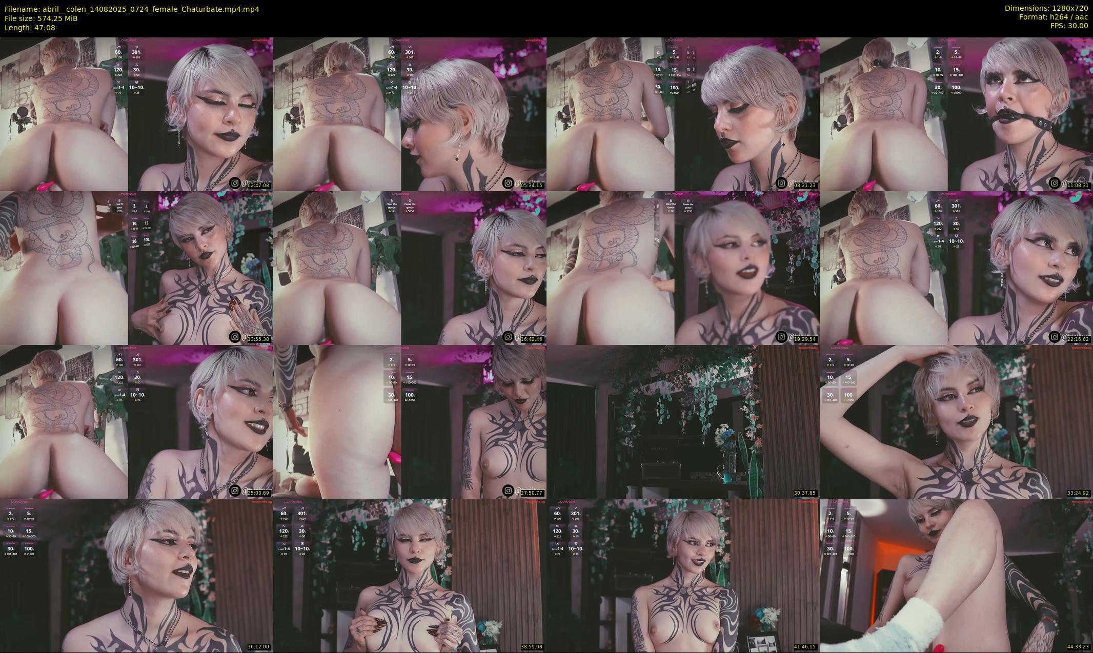 abril__colen — 48 minute Chaturbate female cam show recording, 720p, Aug 14, 2025