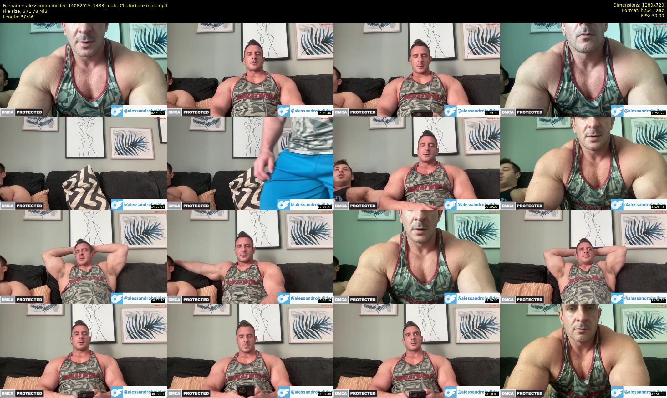 alessandrobuilder — 51 minute Chaturbate couple cam show recording, 720p, Aug 14, 2025
