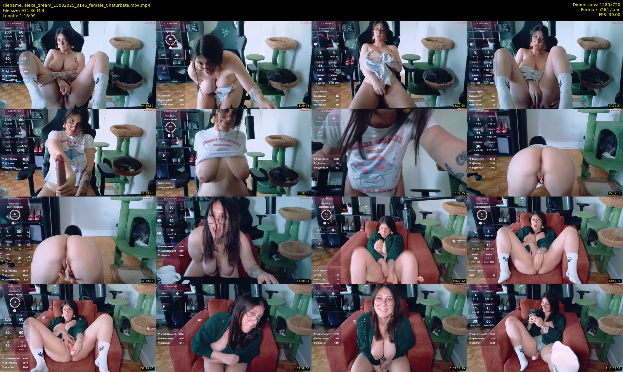 alexa_dream — 77 minute Chaturbate female cam show recording, 720p, Aug 15, 2025