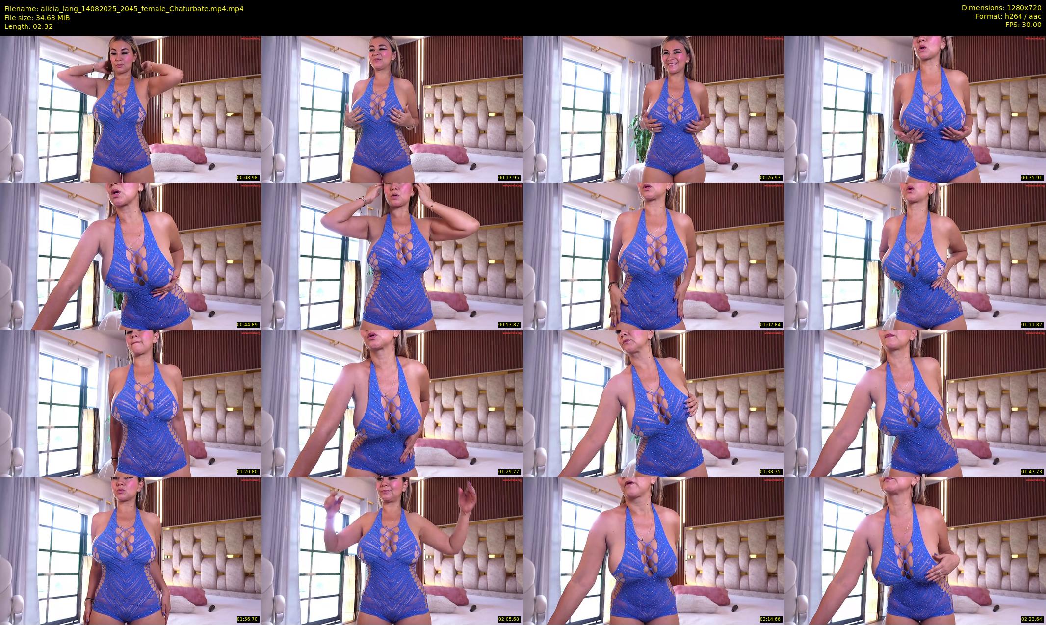 alicia_lang — 3 minute Chaturbate female cam show recording, 720p, Aug 14, 2025
