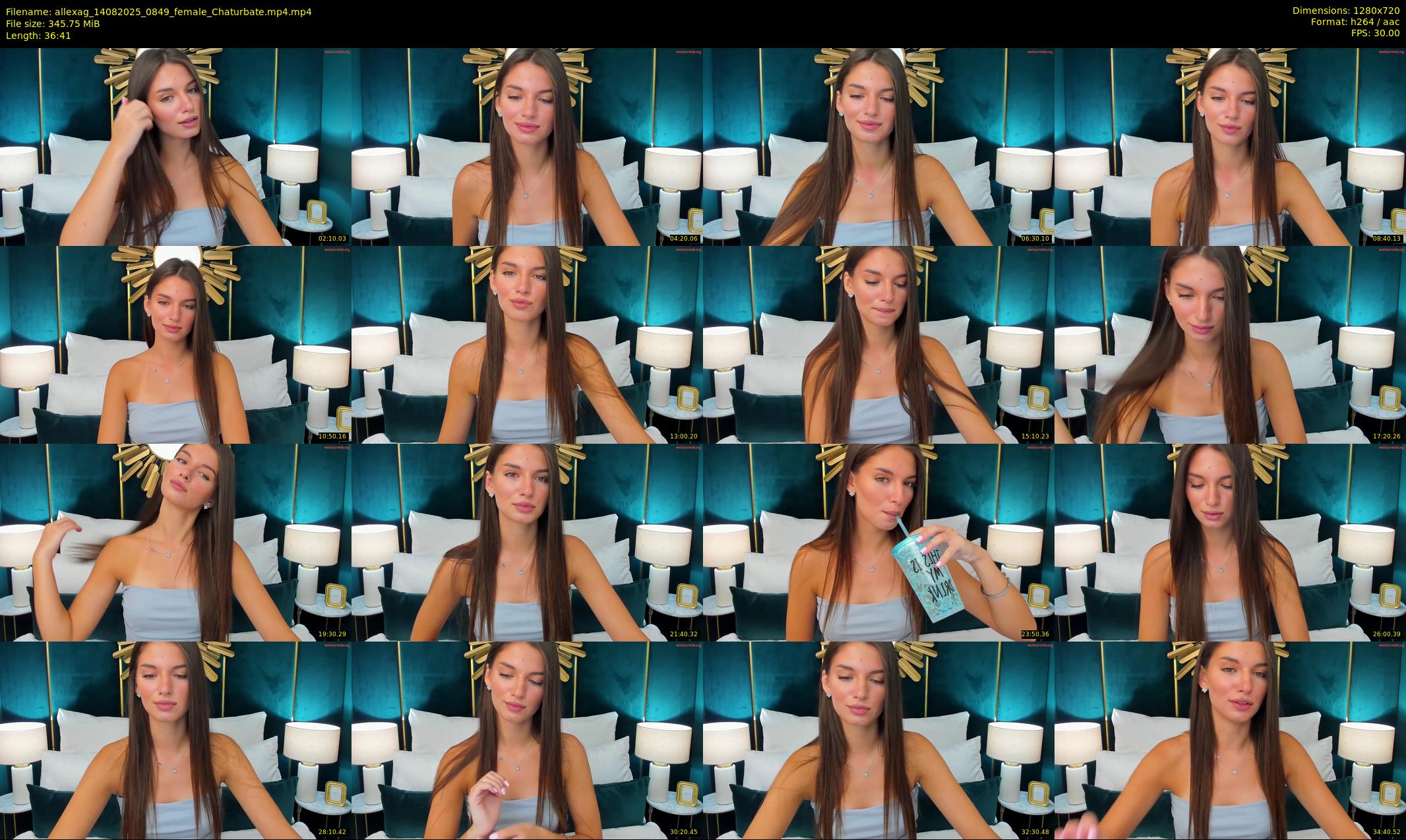 allexag — 37 minute Chaturbate female cam show recording, 720p, Aug 14, 2025