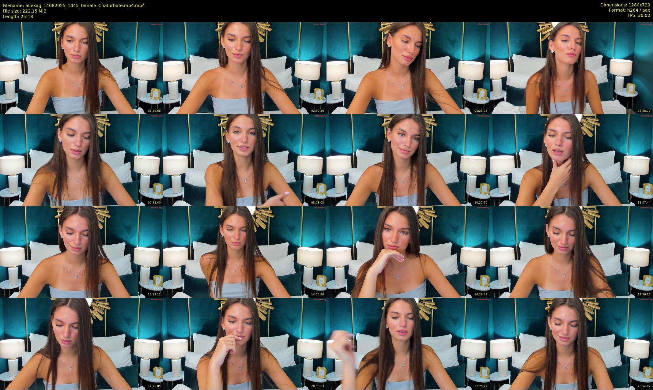 allexag — 26 minute Chaturbate female cam show recording, 720p, Aug 14, 2025