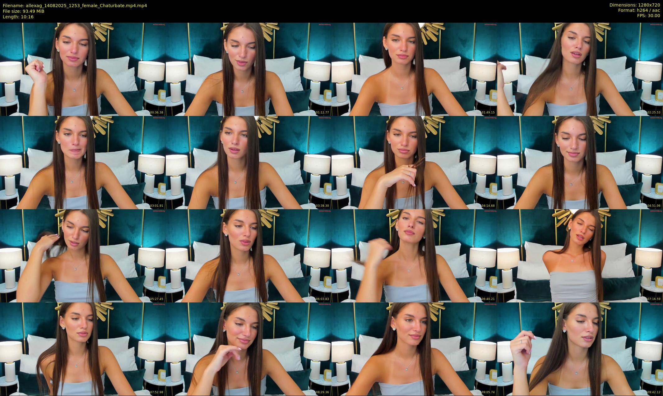 allexag — 11 minute Chaturbate female cam show recording, 720p, Aug 14, 2025