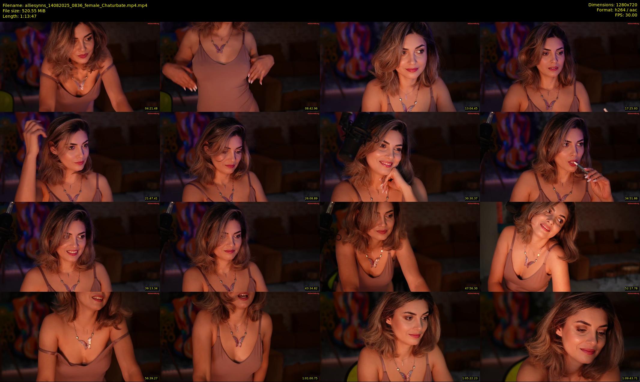 alliesynns — 74 minute Chaturbate female cam show recording, 720p, Aug 14, 2025