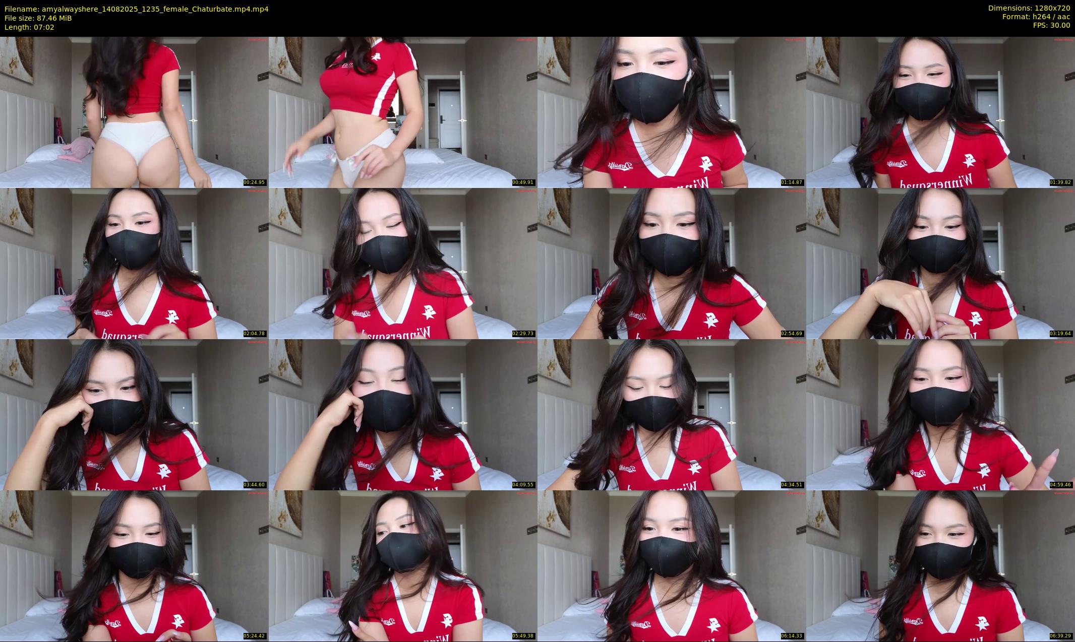 amyalwayshere — 8 minute Chaturbate female cam show recording, 720p, Aug 14, 2025