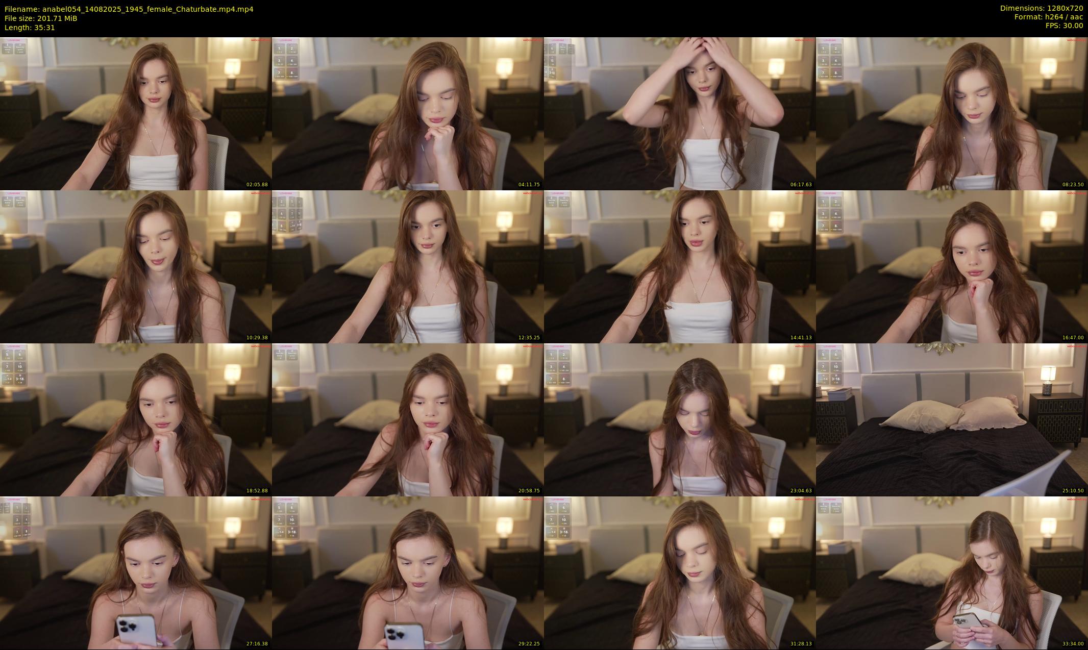 anabel054 — 36 minute Chaturbate female cam show recording, 720p, Aug 14, 2025