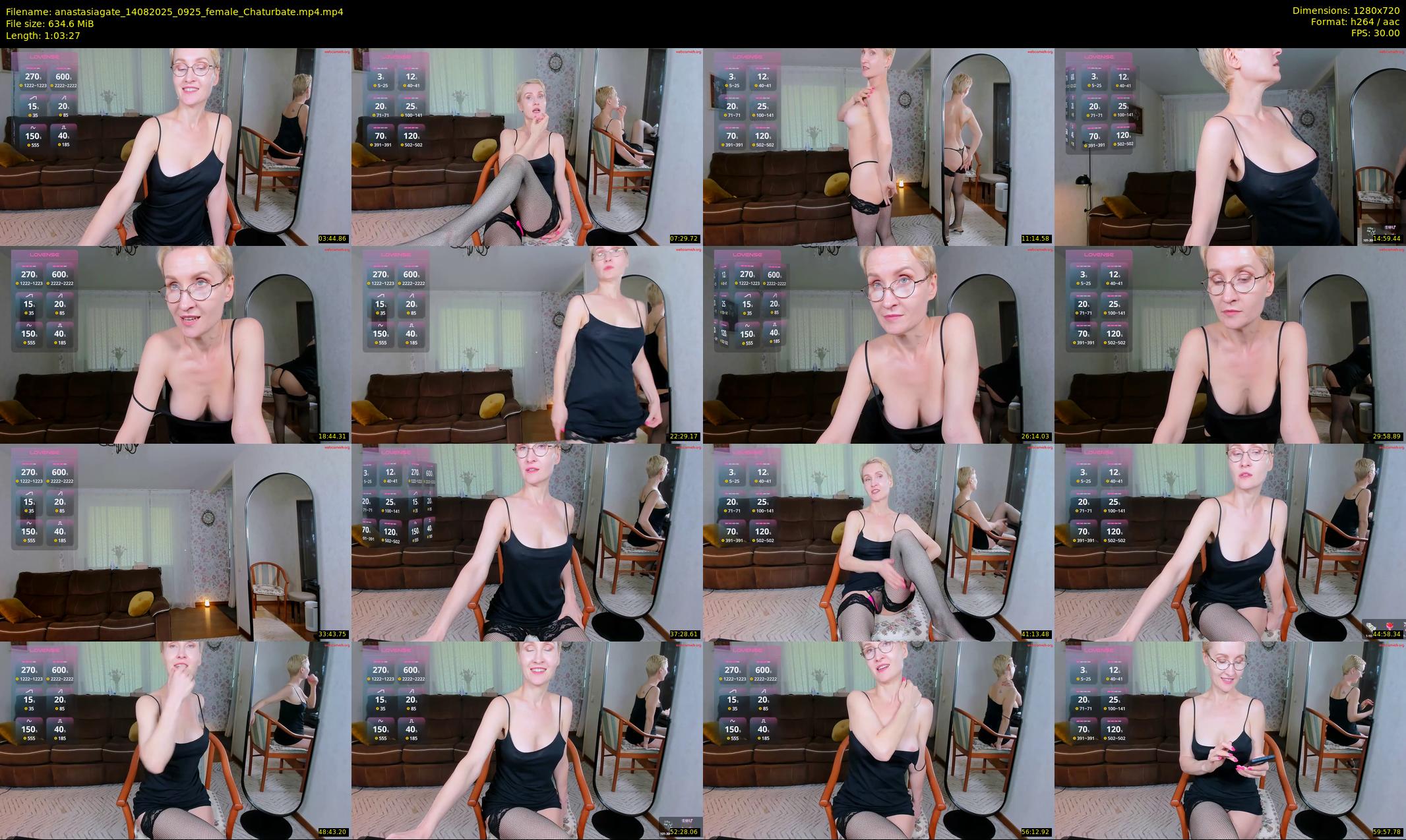 anastasiagate — 64 minute Chaturbate female cam show recording, 720p, Aug 14, 2025