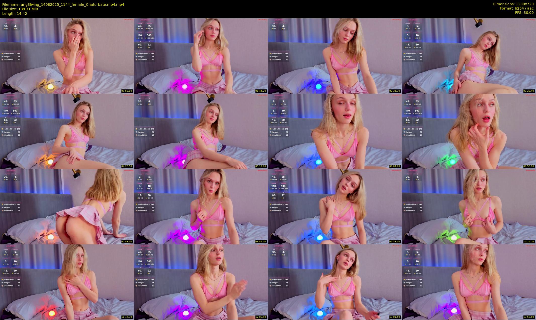 ang3lwing — 15 minute Chaturbate female cam show recording, 720p, Aug 14, 2025