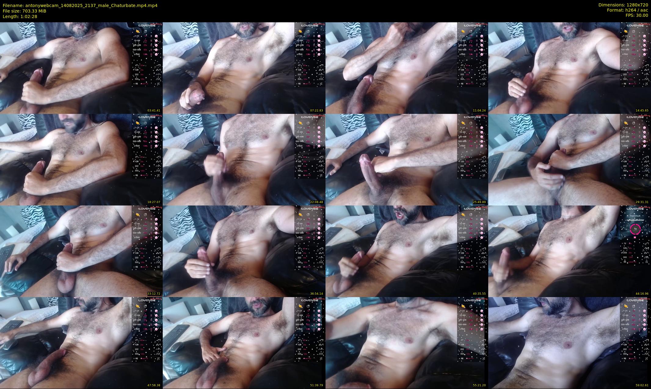 antonywebcam — 63 minute Chaturbate male cam show recording, 720p, Aug 14, 2025